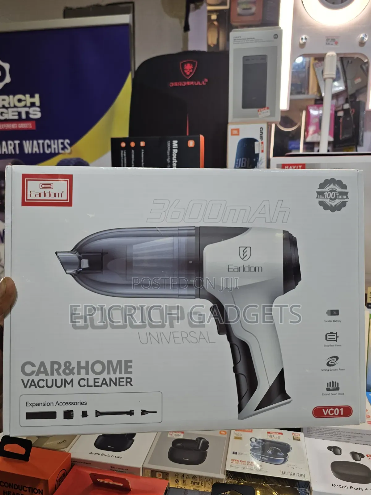 Earldom Rechargeable Cordless Car Home Vacuum Cleaner