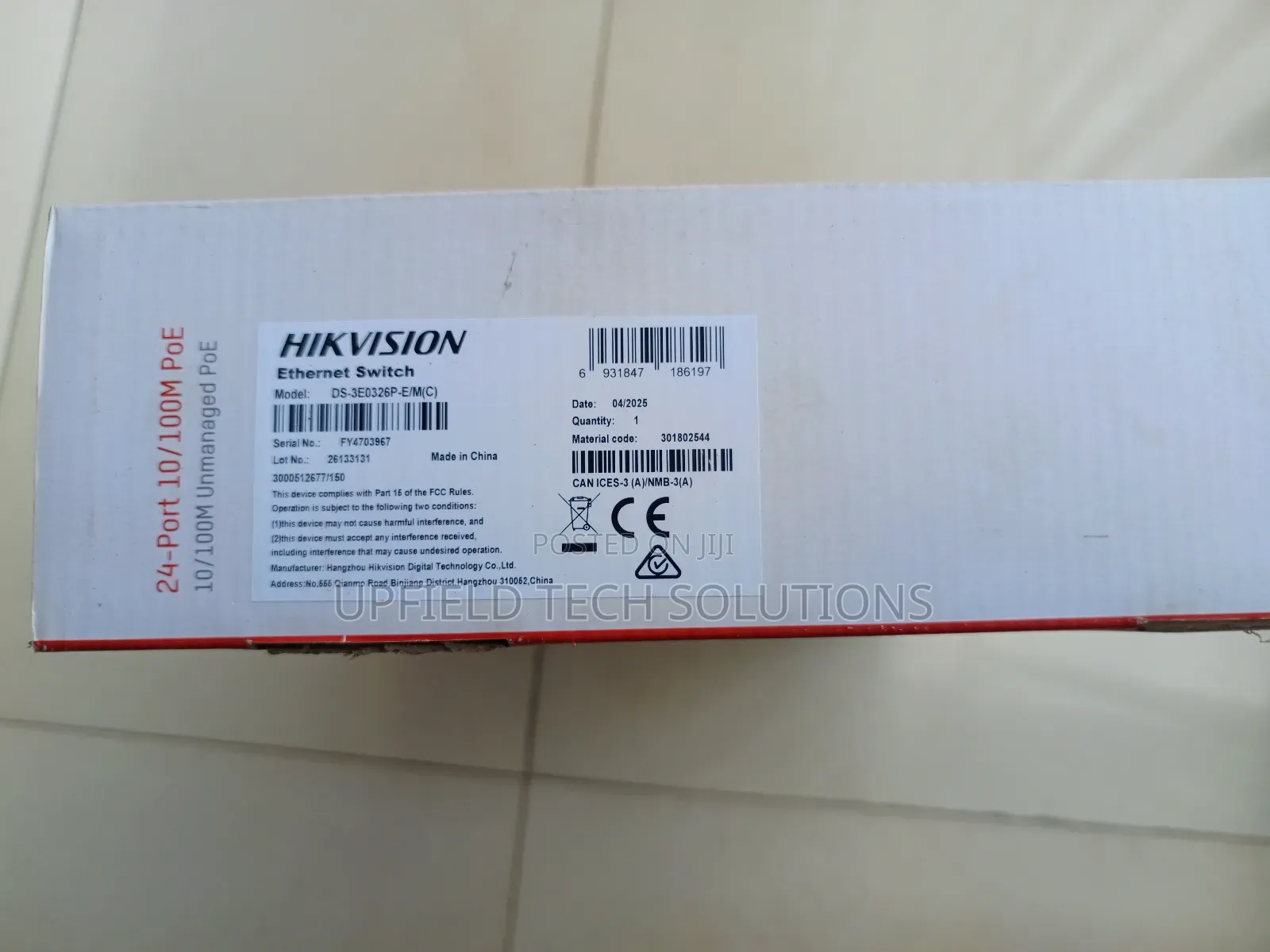24-Port Unmanaged Poe Switch