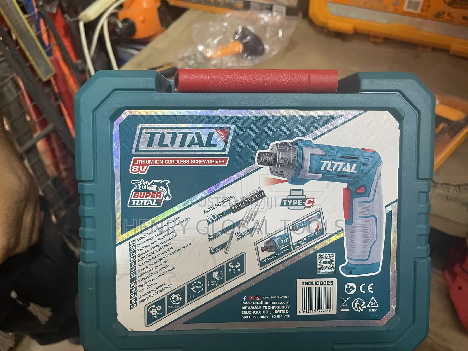 8v Total Cordless Screwdriver Machine