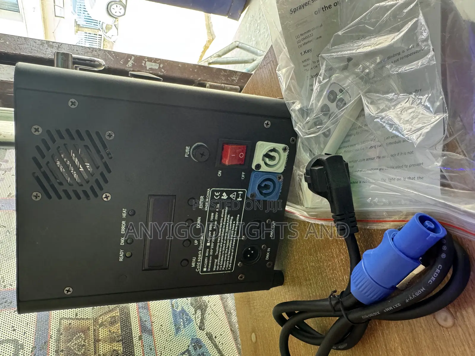 Cold Spark DMX 700w Spark Machine For, Stage, Bar, Party, Club