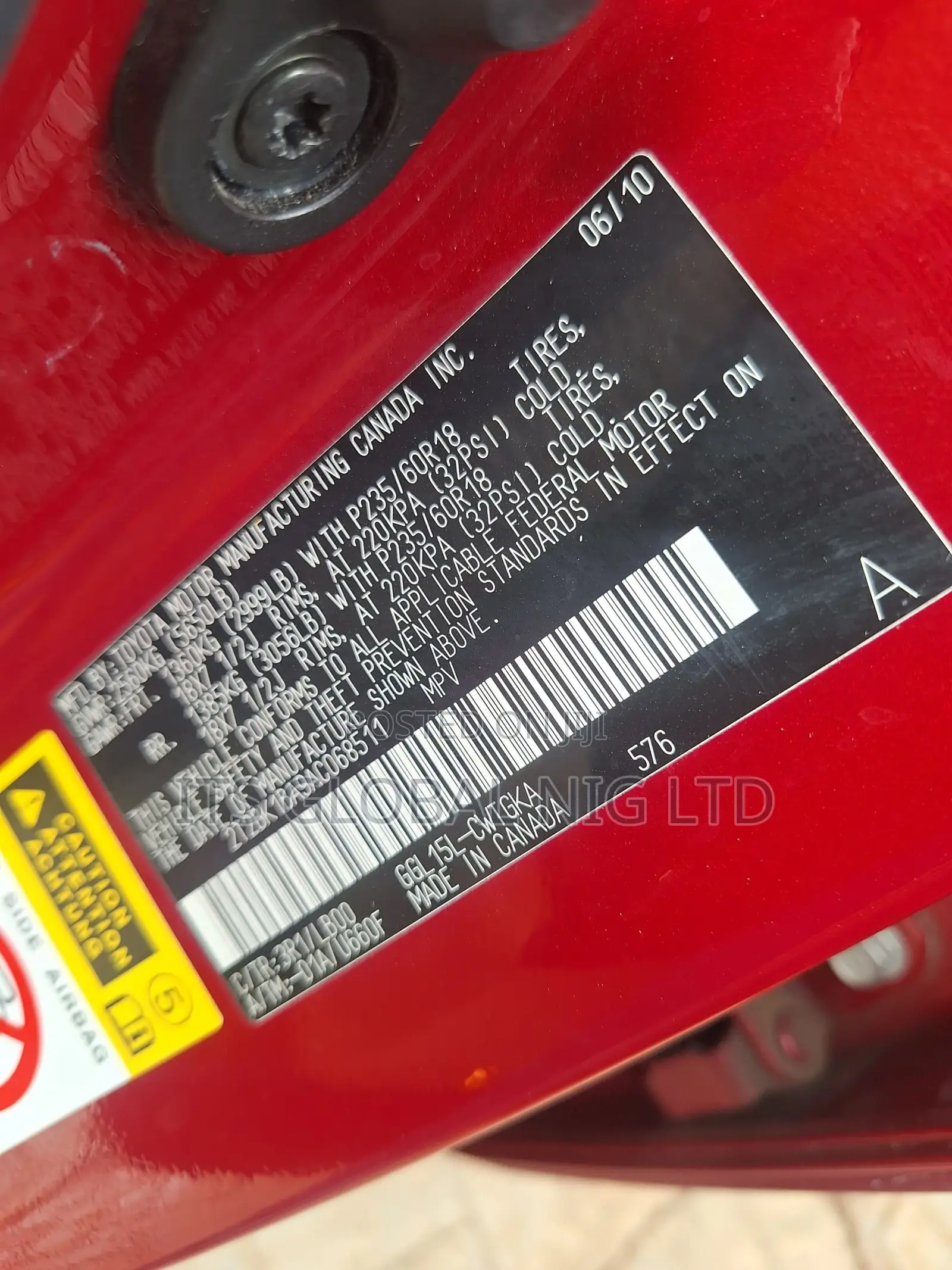 Lexus RX 350 2011 Red