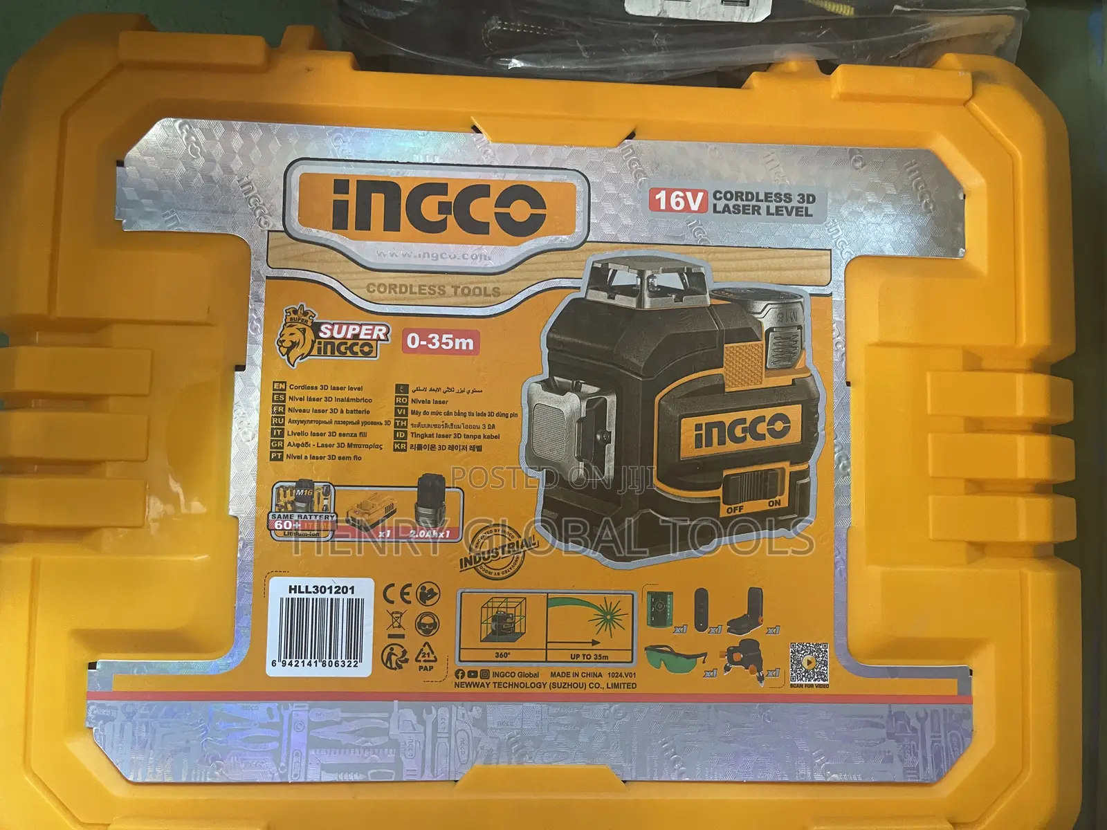 16v 12lines Ingco Laser Level Instrument With Stand