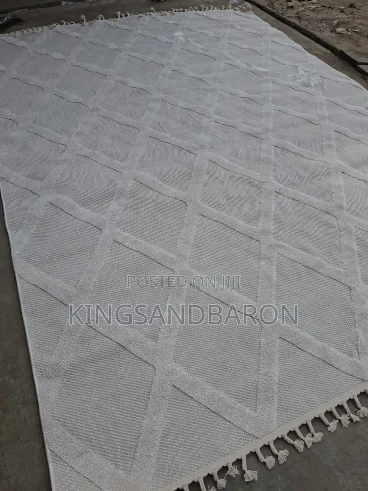7x10fts Beige Belgium Premium Mat Center Rug(7x10fts)