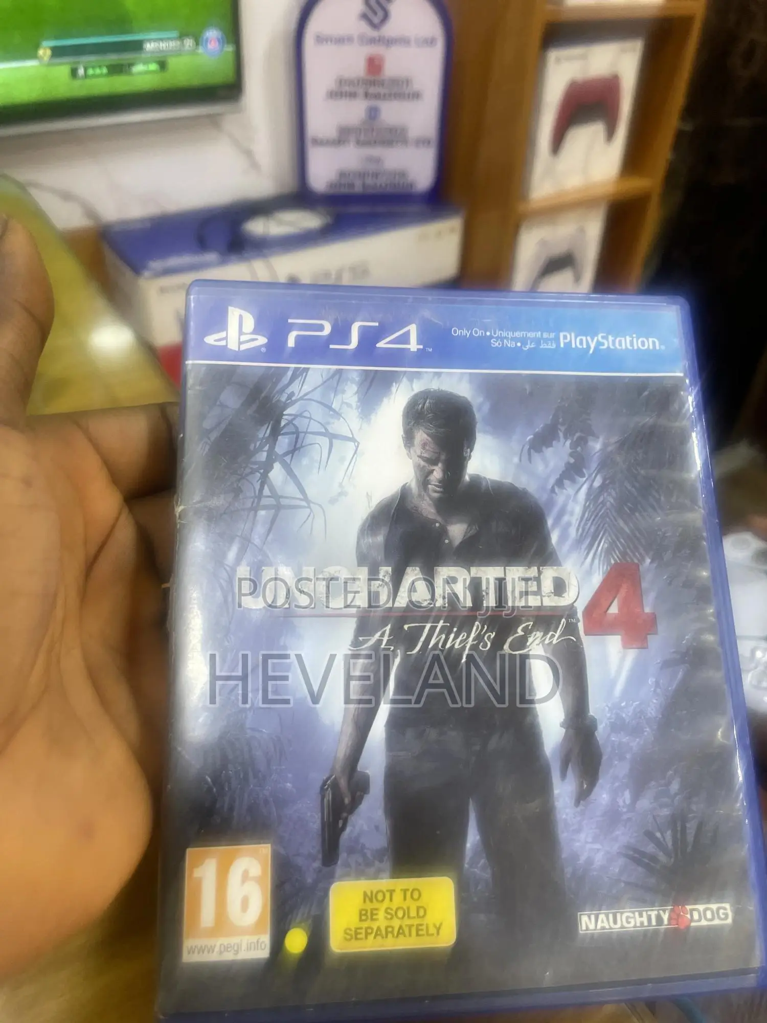 Clean Uncharted 4 : The Thief End (Ps4)
