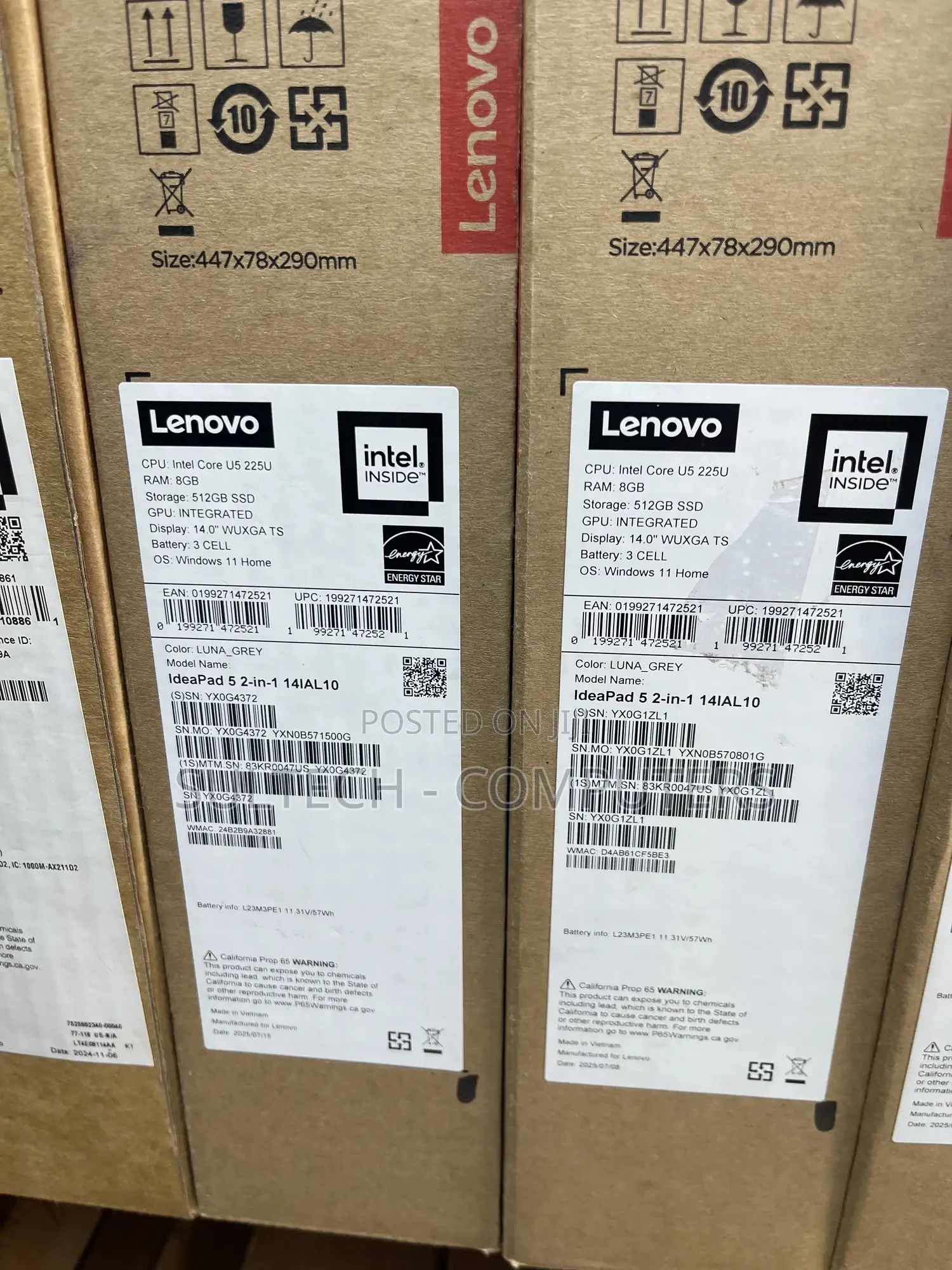 New Laptop Lenovo IdeaPad 1 8GB SSD 512GB