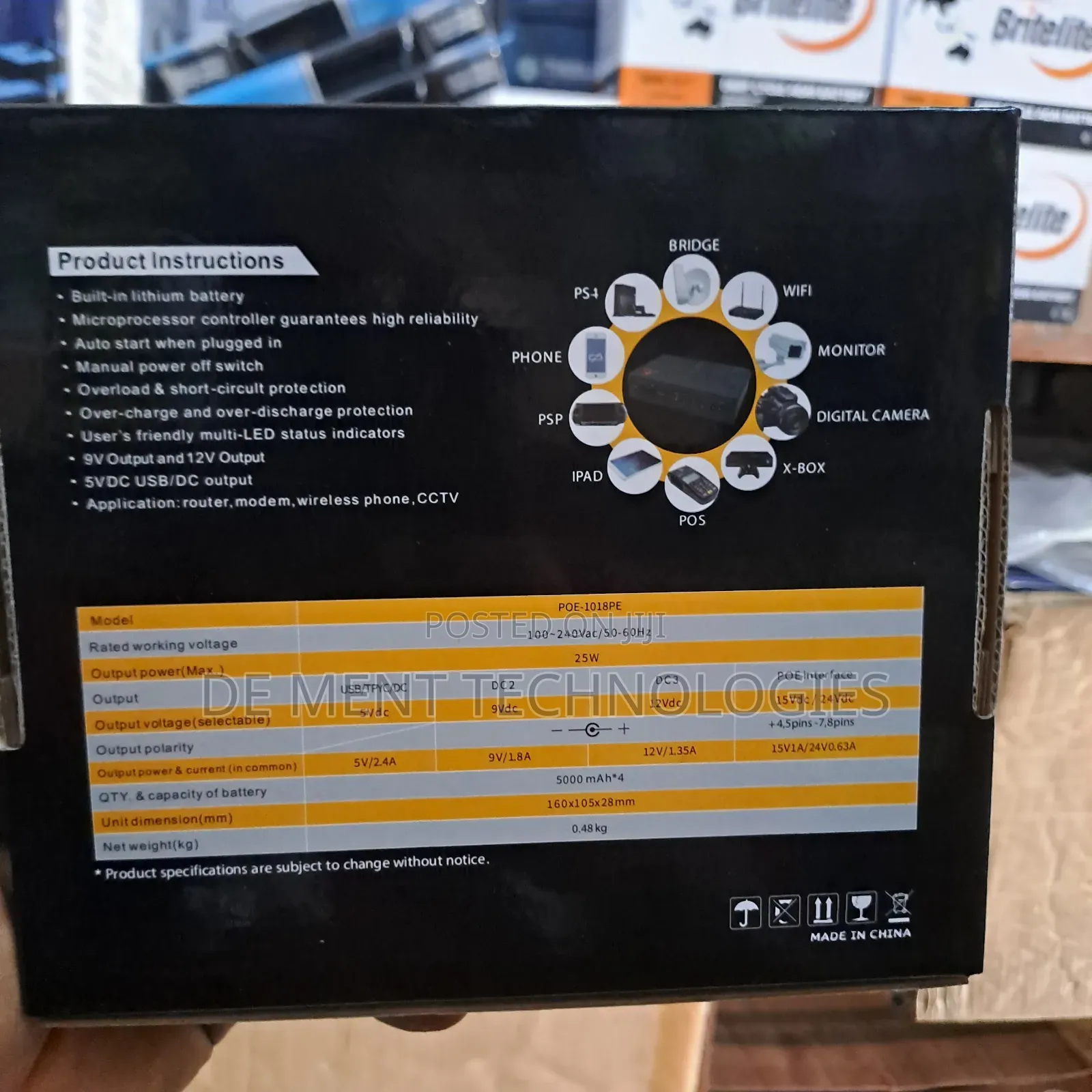 Kvron 10,400mah Mini Dc Ups for Router