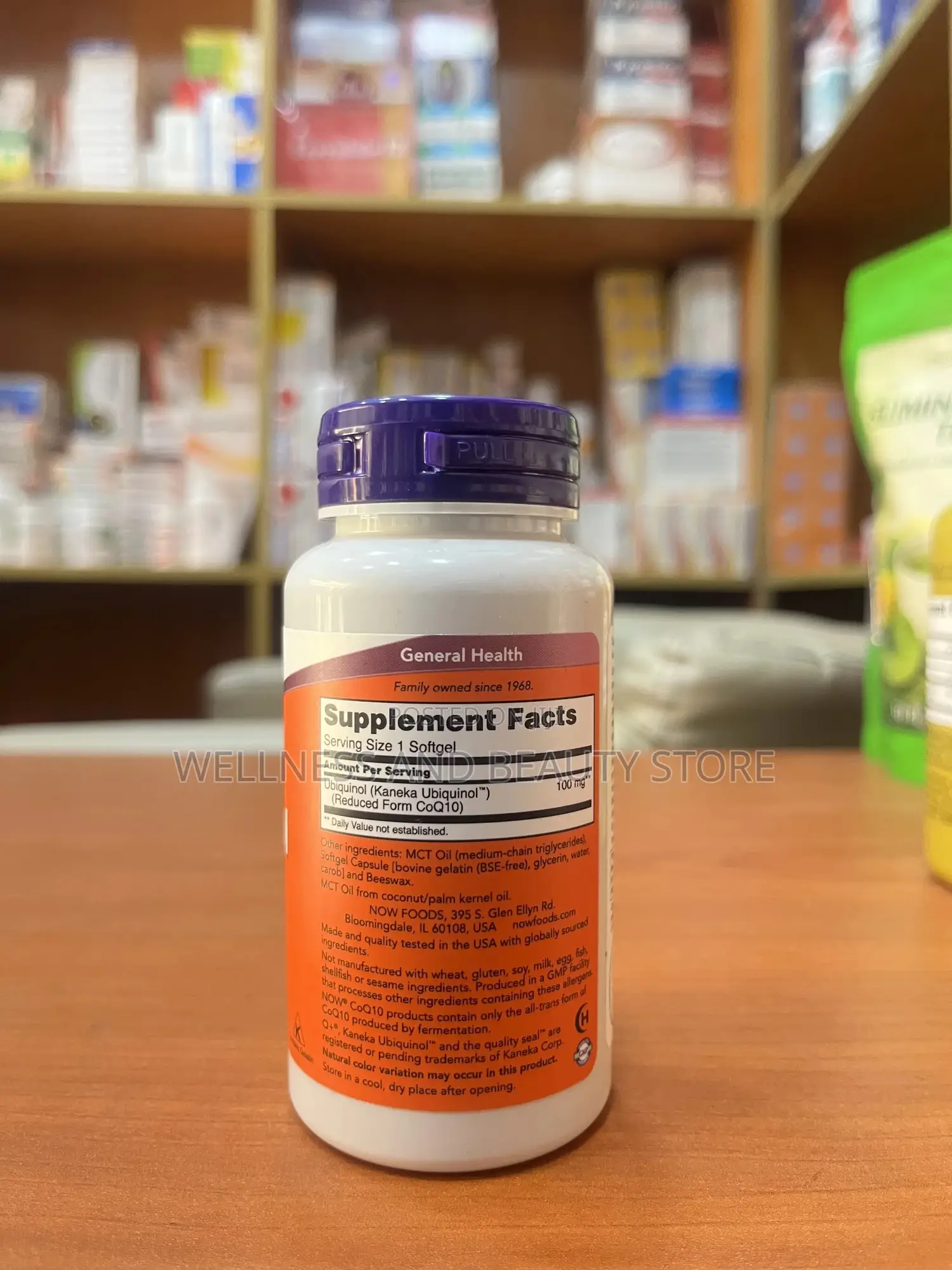 Now Ubiquinol 100mg / 60 Softgel