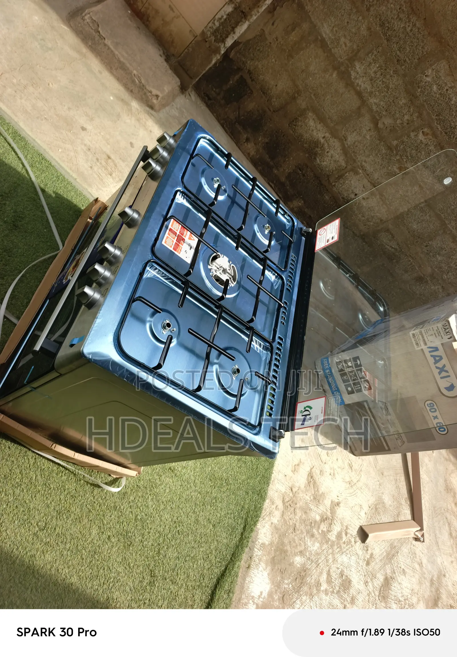 Maxi 90x60 Gas Cooker – Strong Flames, Even Baking Results