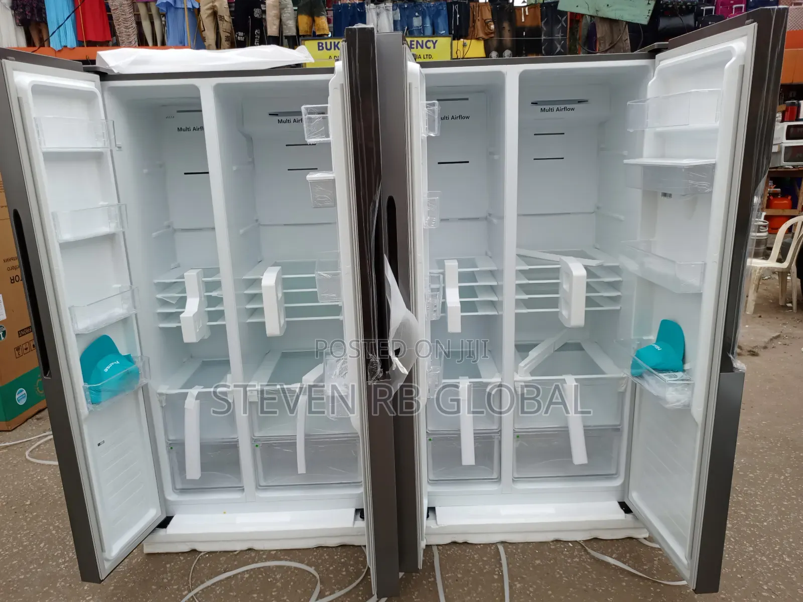 Hisense 516l Side-by-Side Refrigerator With Water Dispenser | 67ws