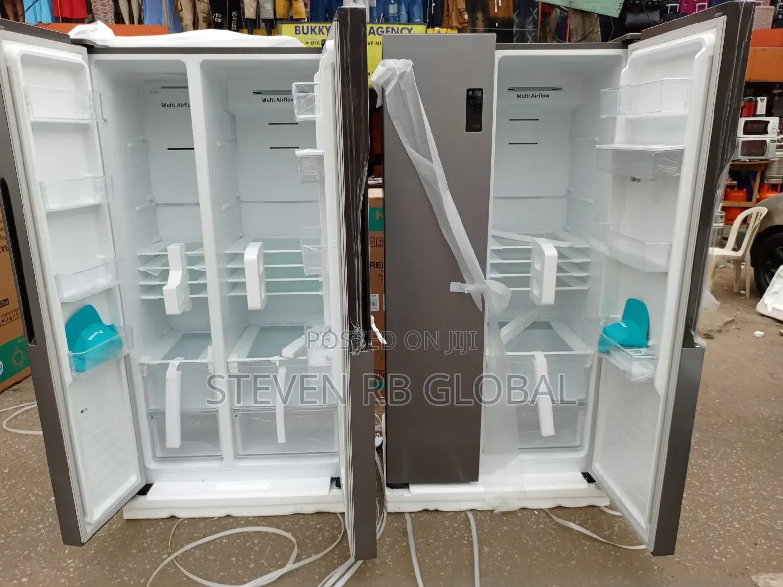 Hisense 516l Side-by-Side Refrigerator With Water Dispenser | 67ws