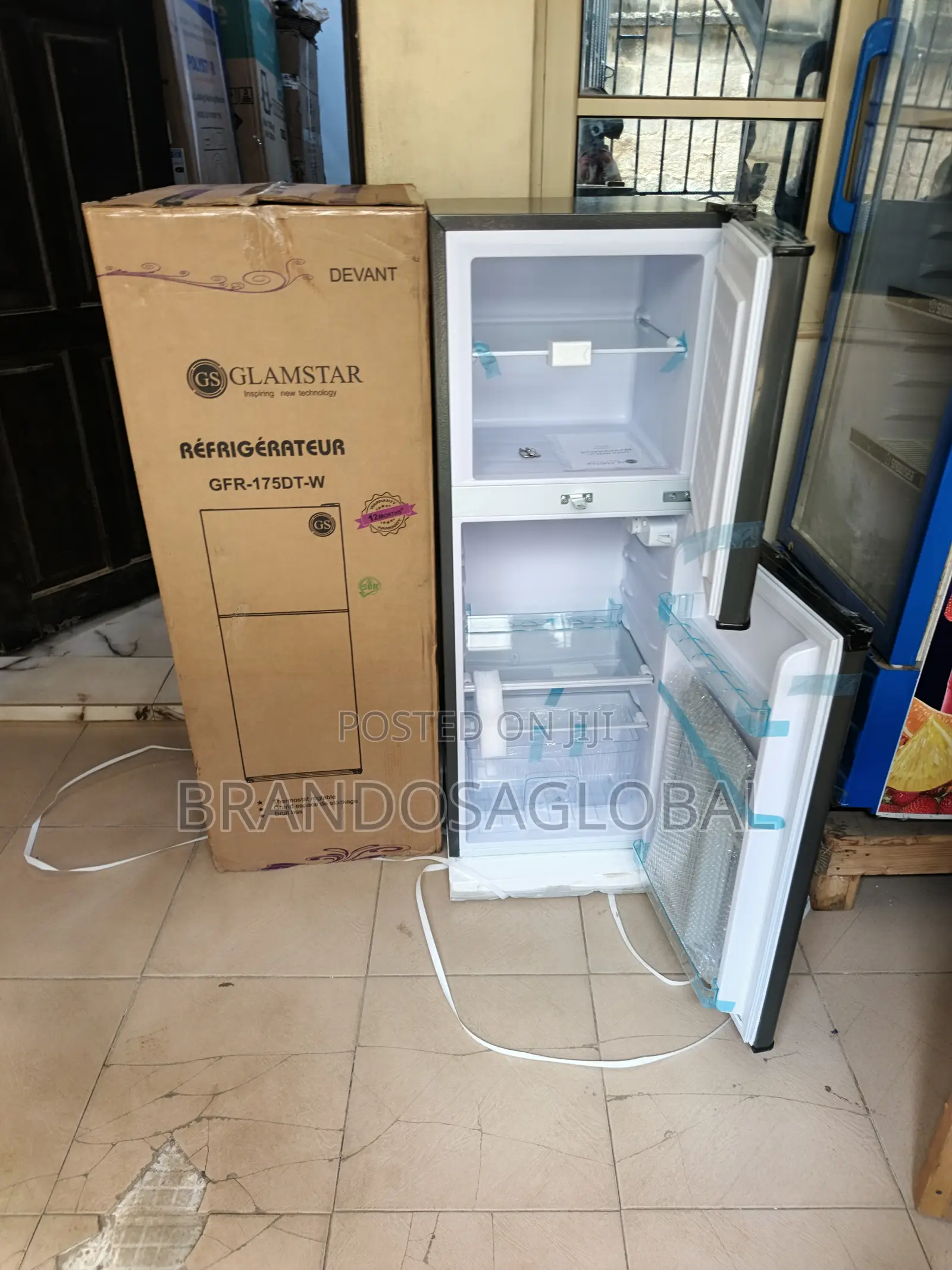 Glamstar 142l Doubledoor Gfr175dt-W–Easy Storage Refrigerator