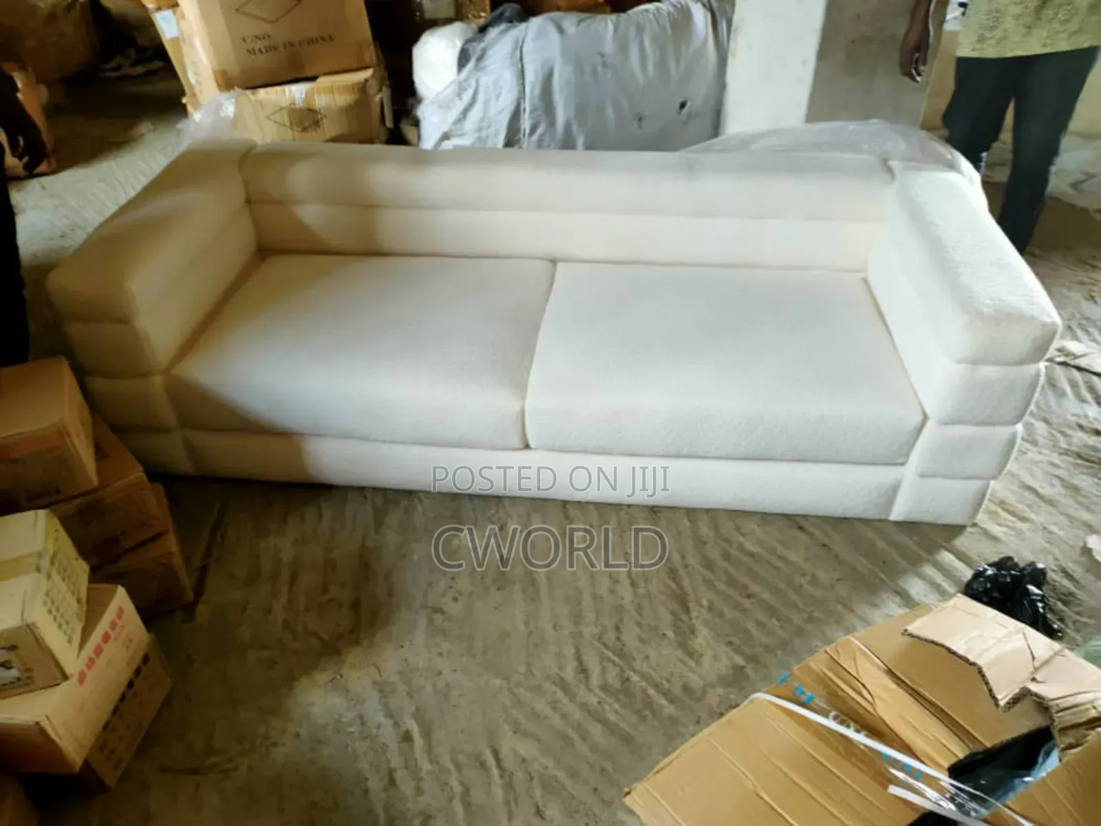Boxy Shaped Sofa