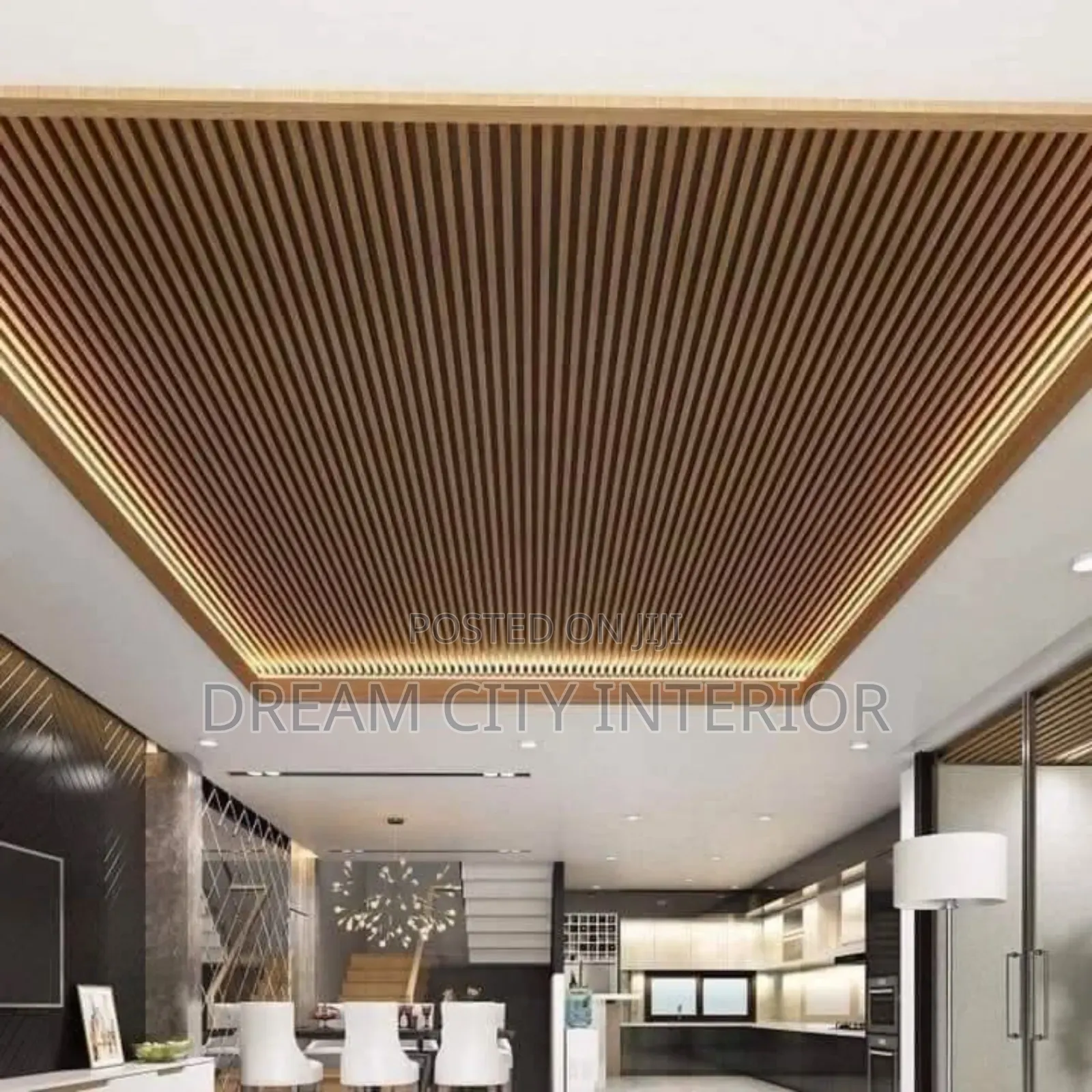 Interior Design With Wall Panel Profile Light