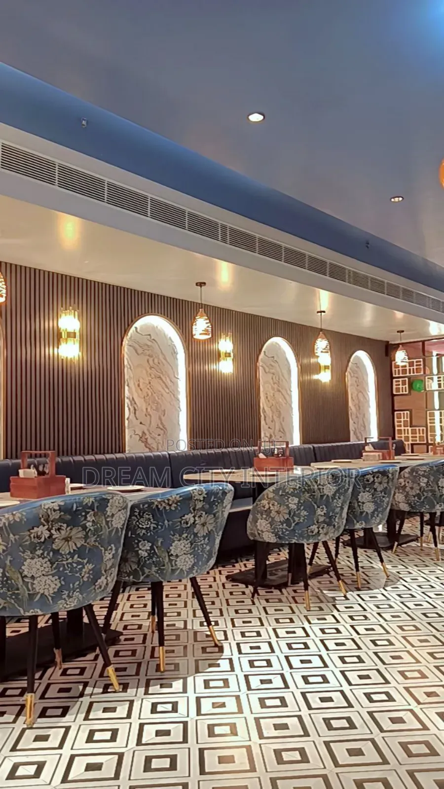 Interior Design With Wall Panel Profile Light