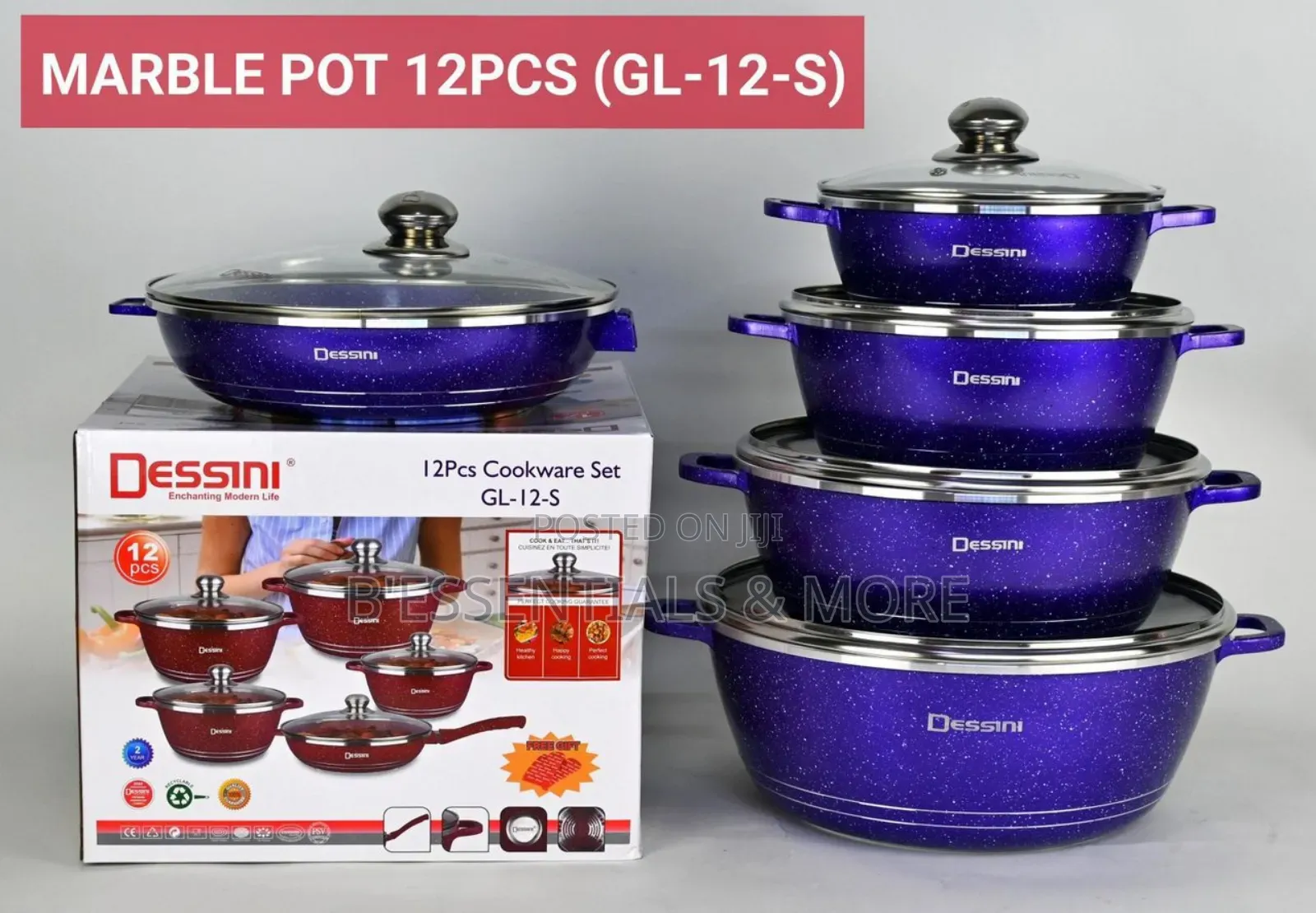 MBH Marble Cookware Set
