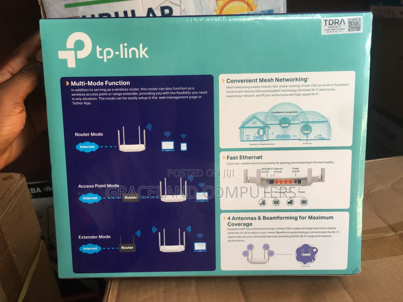 Tp-Link Ac1200 Archer C50 Dual Band Wifi Router
