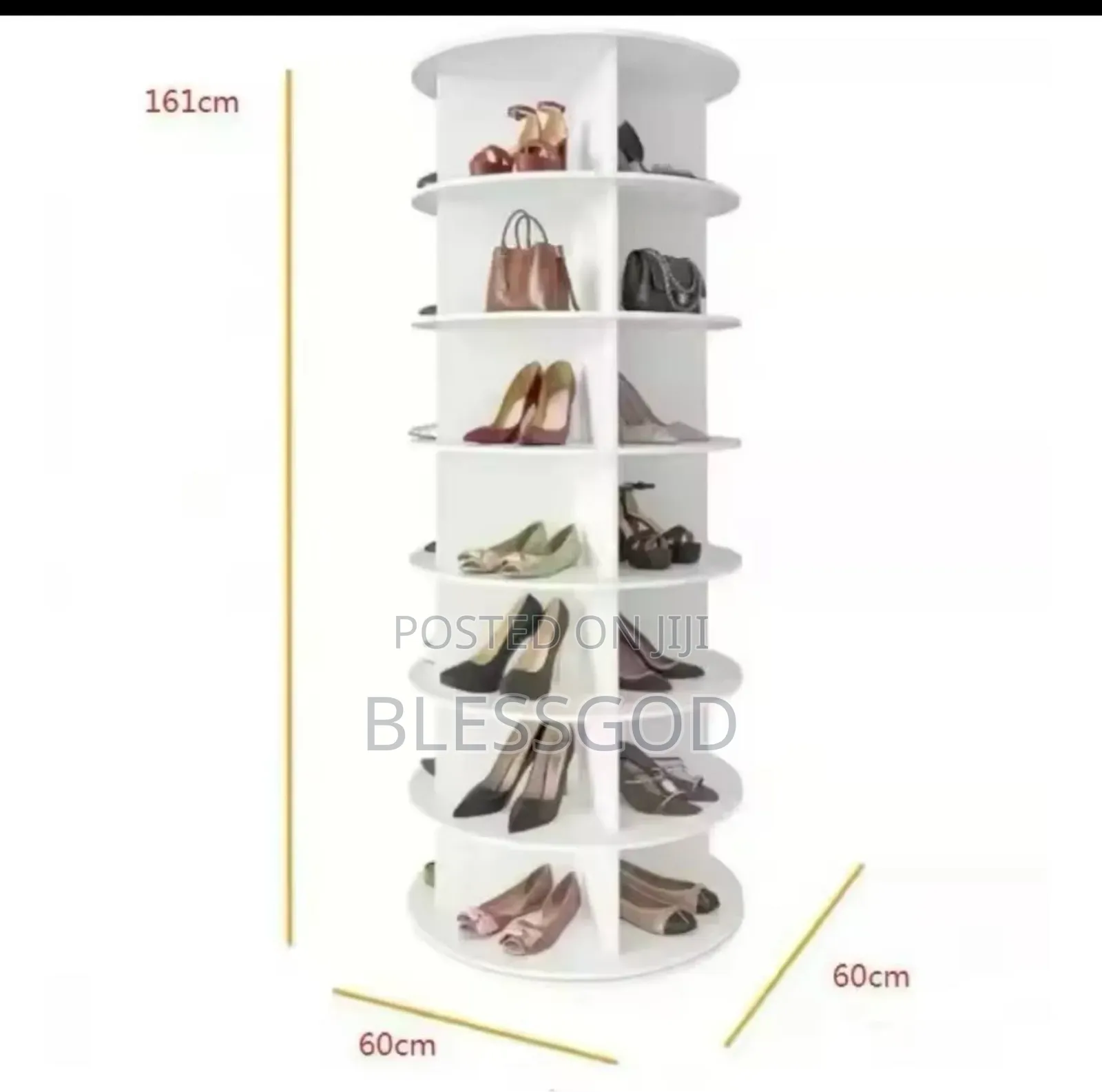 360 Rotating Shoe Rack 7 Layers