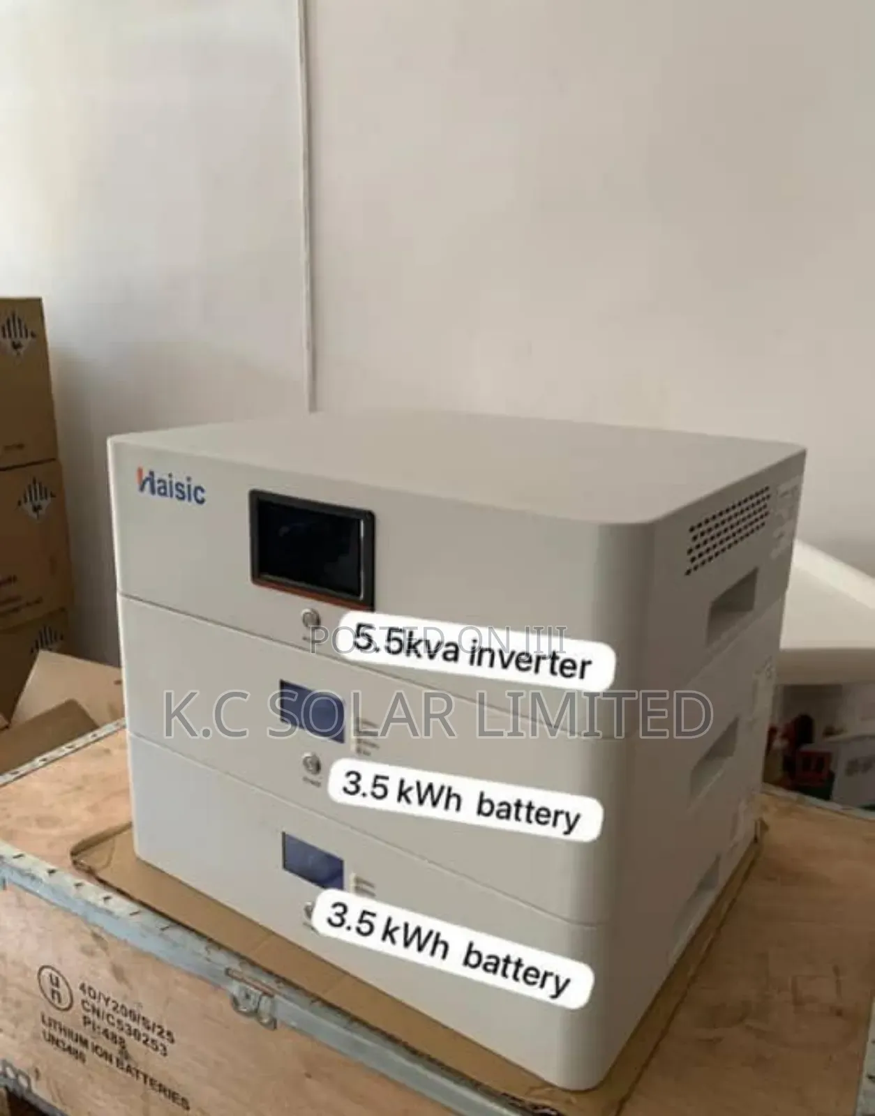 3.5kwh Lithium Battery With 5.5kva Inverter