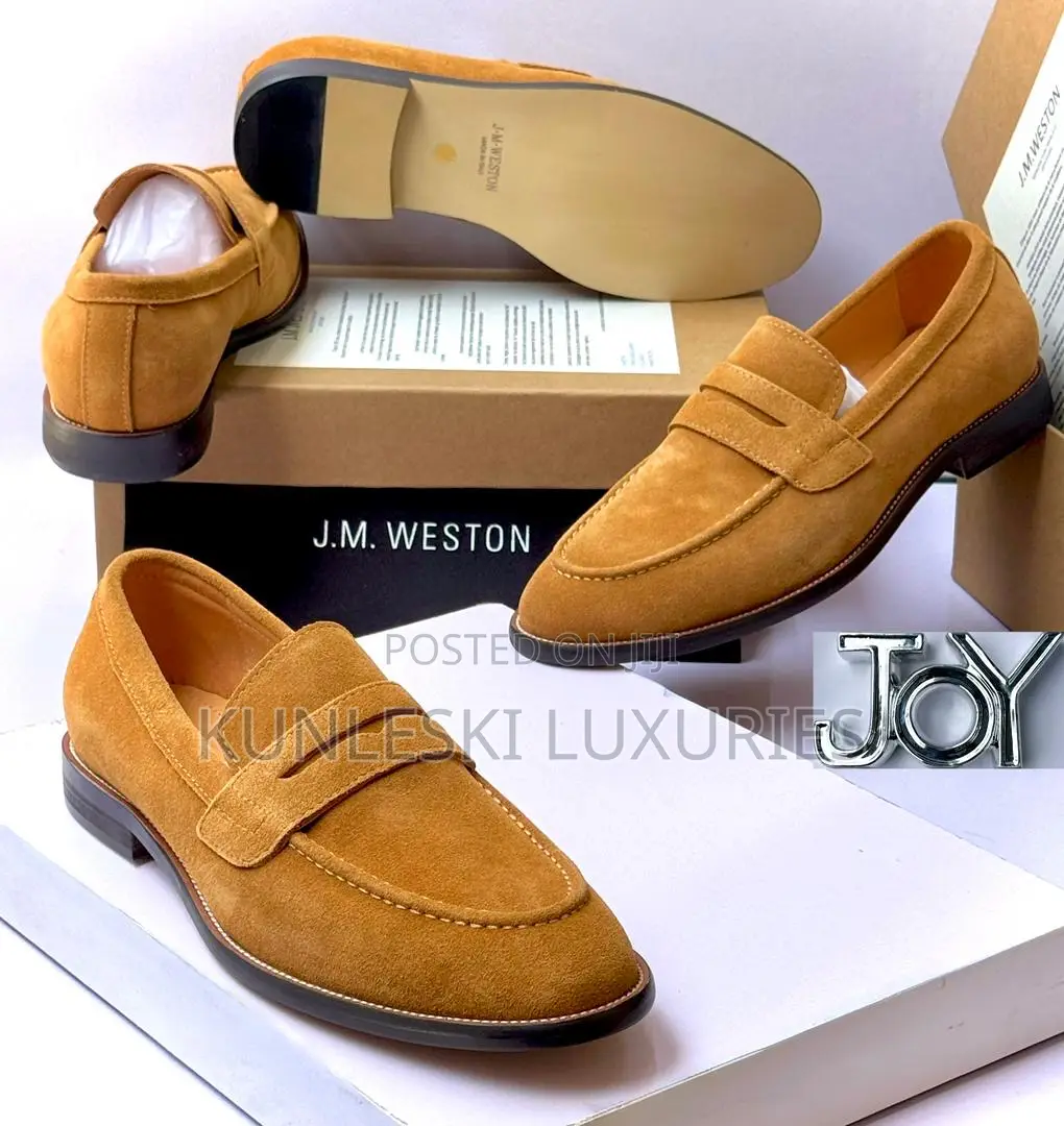 Original J.M. Weston Suede Men’S Shoes