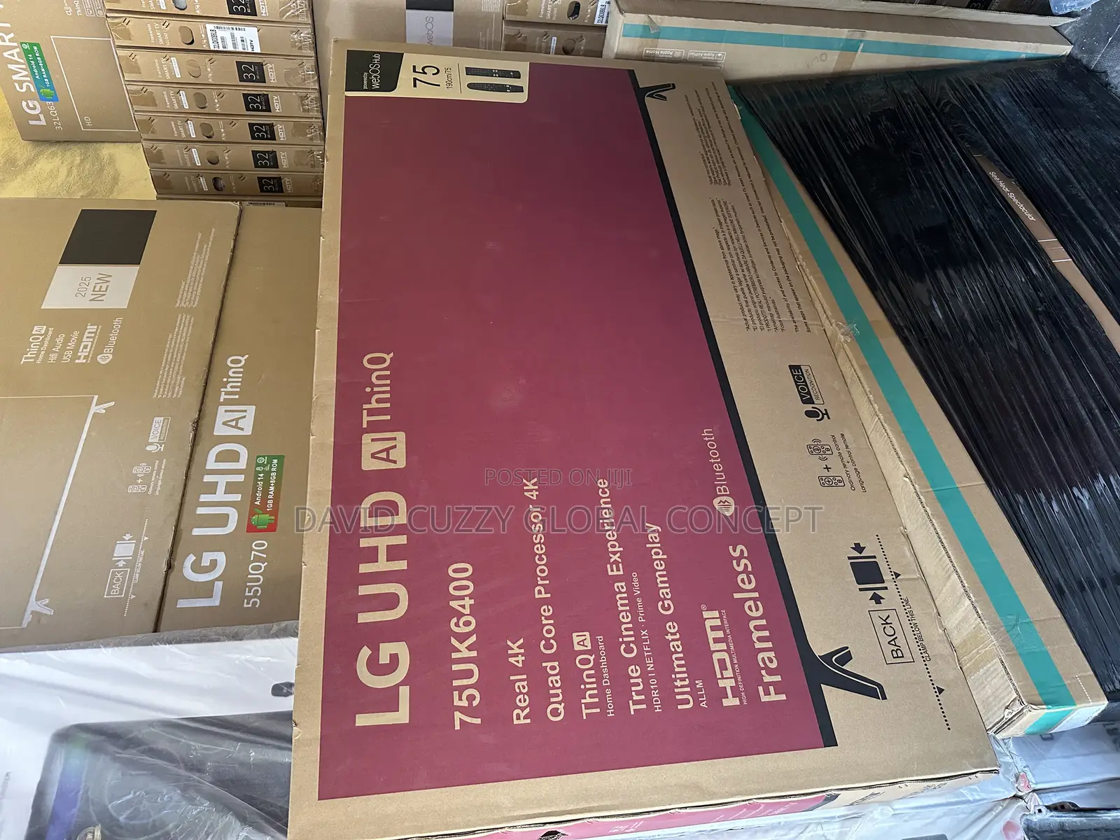 Lg 75 Inches Smart Frameless Webos Tv