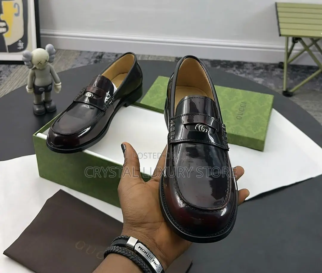 Gucci Quality Luxury Men Genuine Shoe