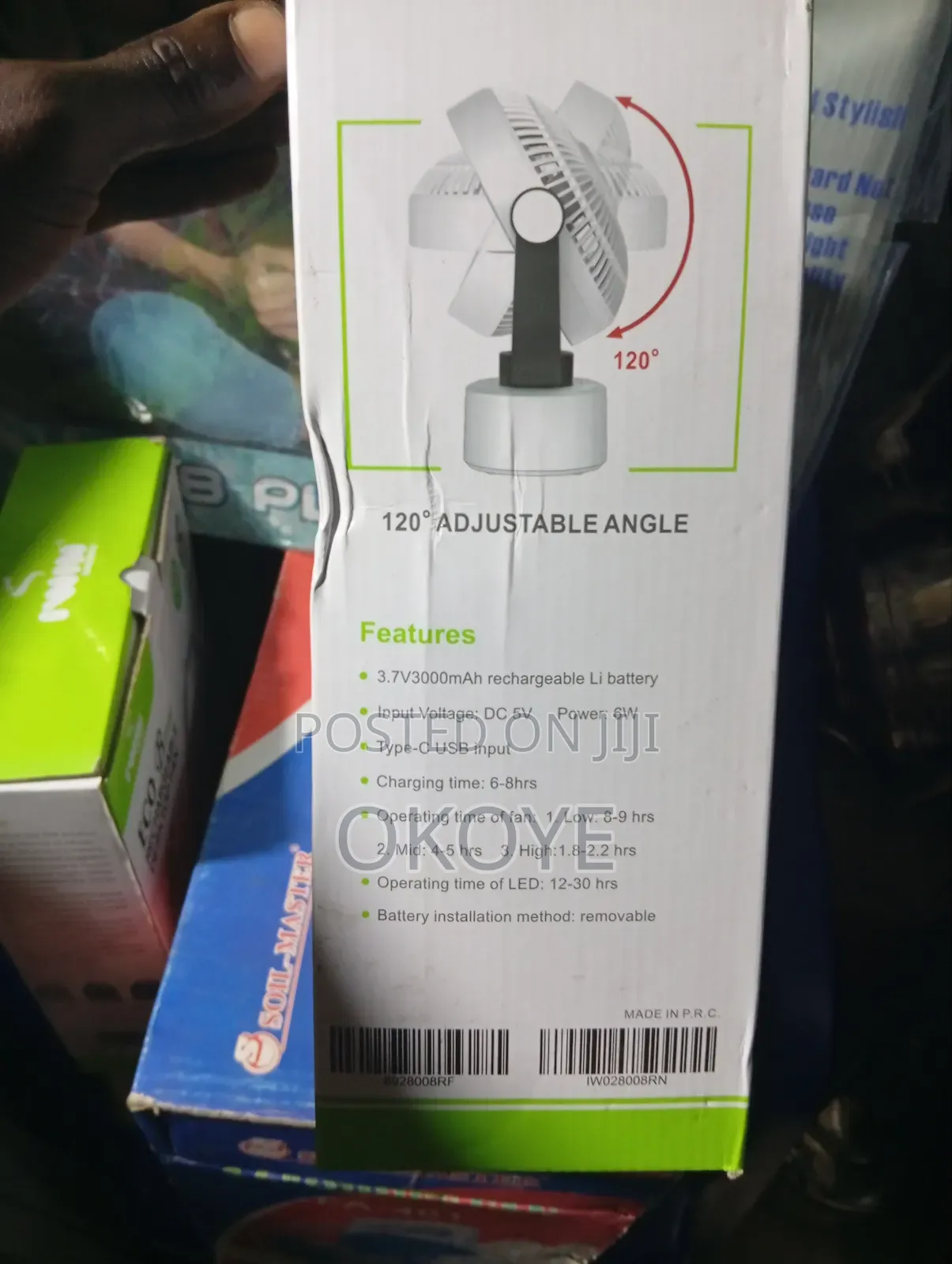 Rechargeable Fan