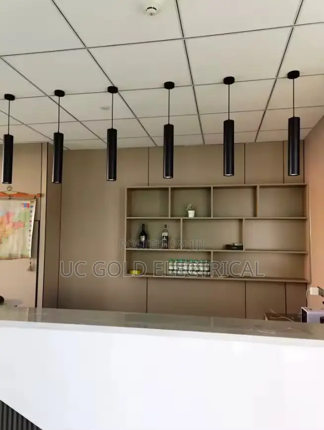 Modern Led Pendant Lamp Long Tube Lamp Kitchen Island Dining Room Shop