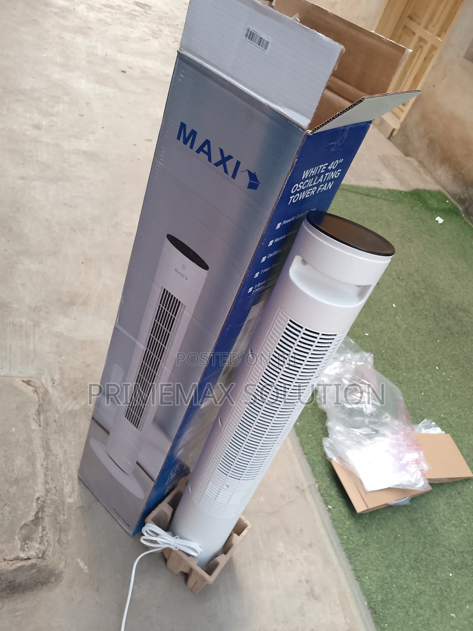 Maxi 40 Inch Fan – Remote Control, 60° Beats the Heat Instantly