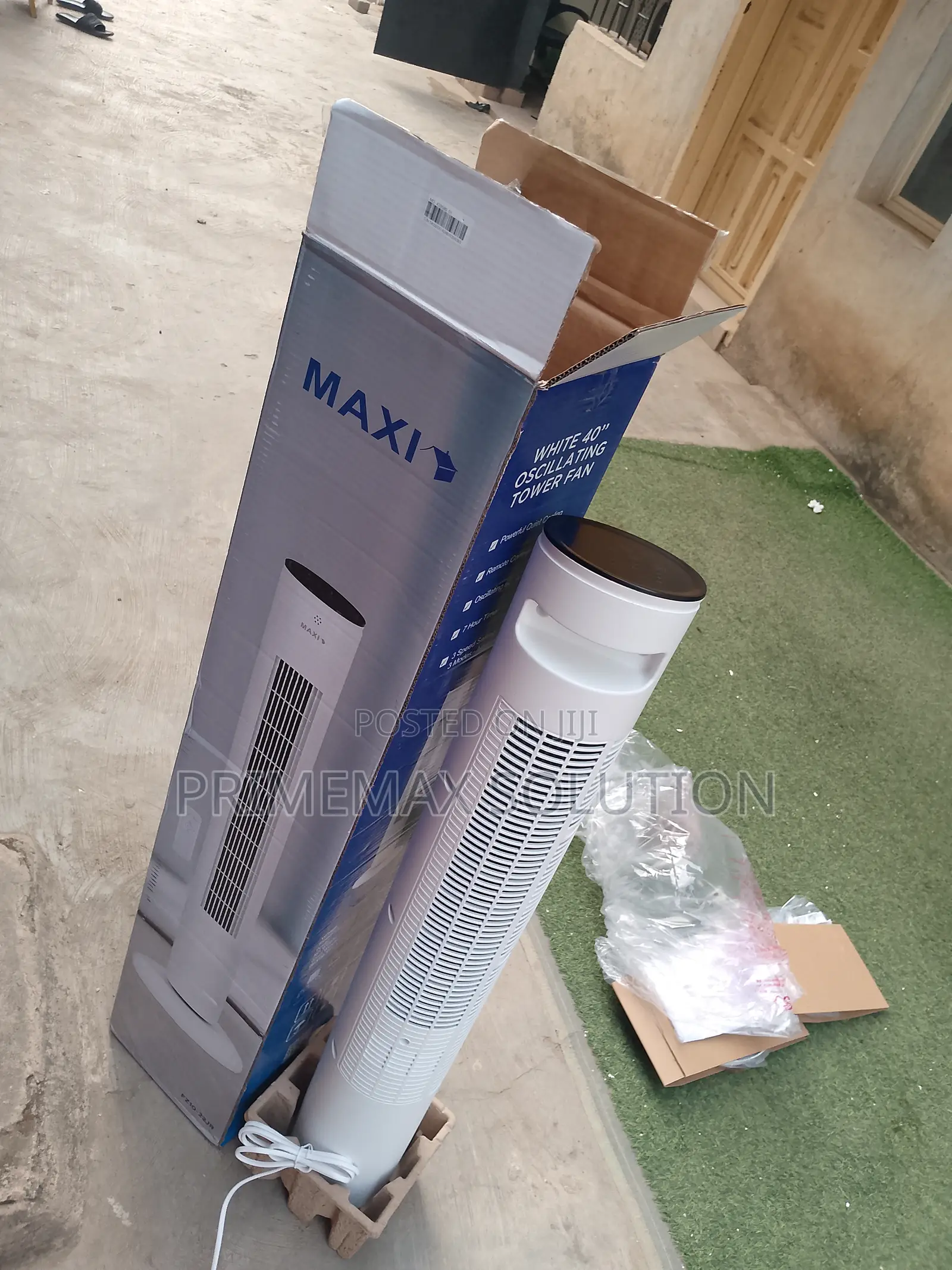 Maxi 40" Tower Fan – Powerful Airflow, 3 Wind Modes for Perfect Sleep