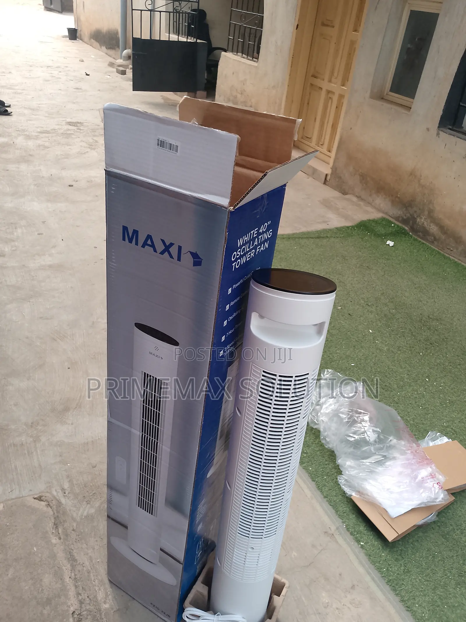 Maxi 40 Inch Quiet Oscillating Tower Fan With 7-Hour Timer Remote