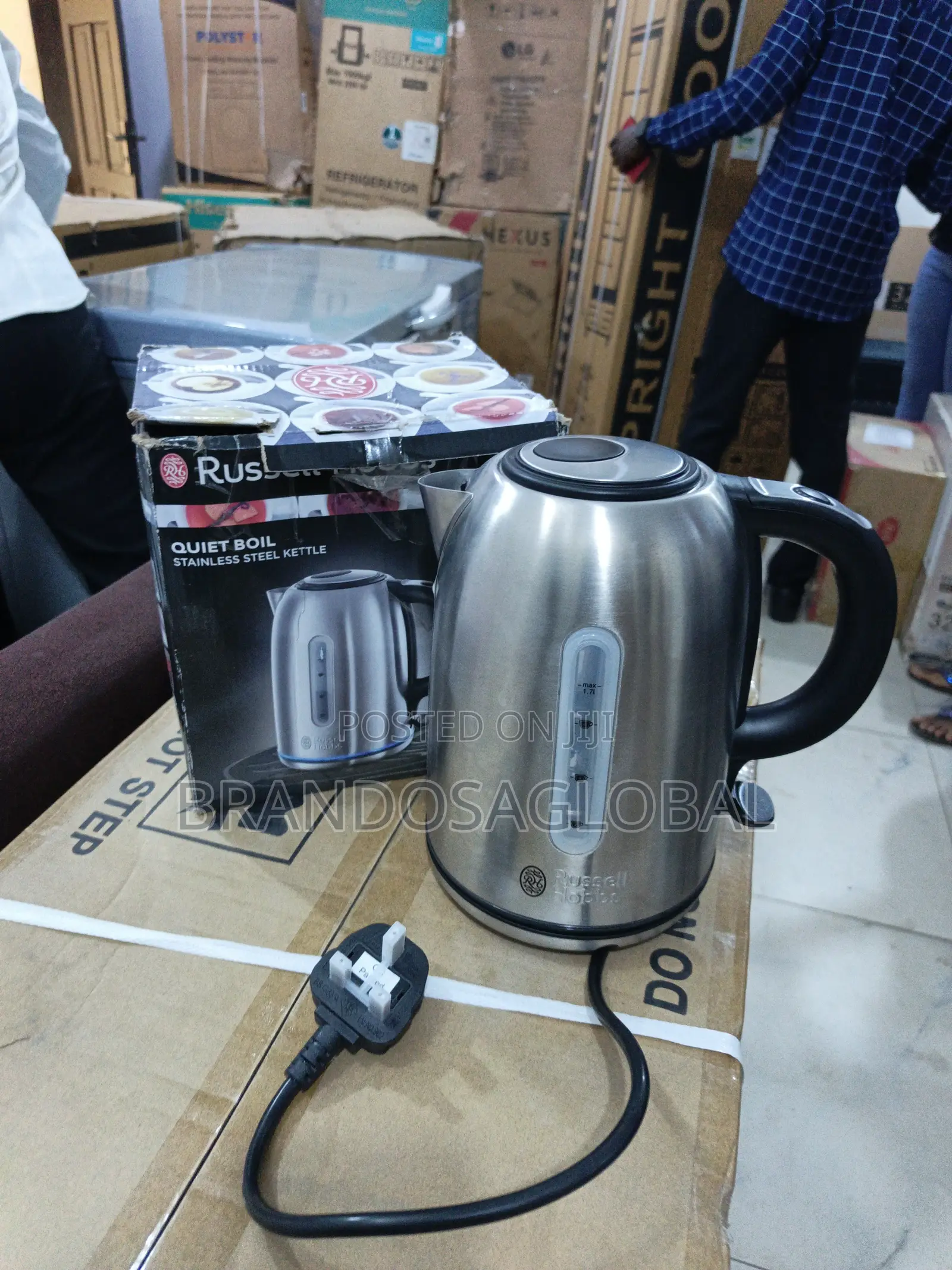 Russell Hobbs Stainless Steel Kettle – Energy Efficient Water Kettle