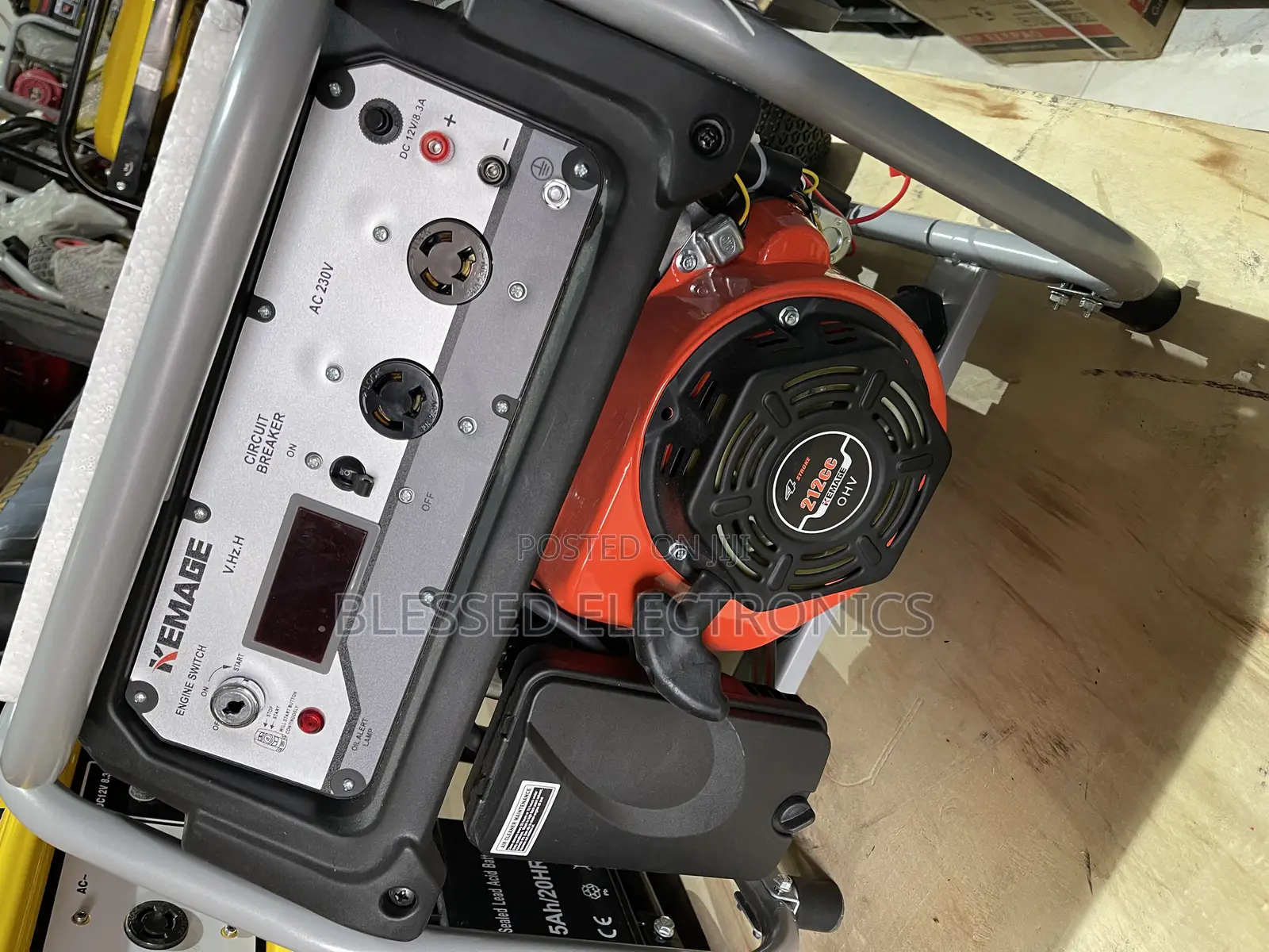 Kemage Petro Generator 5kva Remote Control Hundred Percent Copper Wire