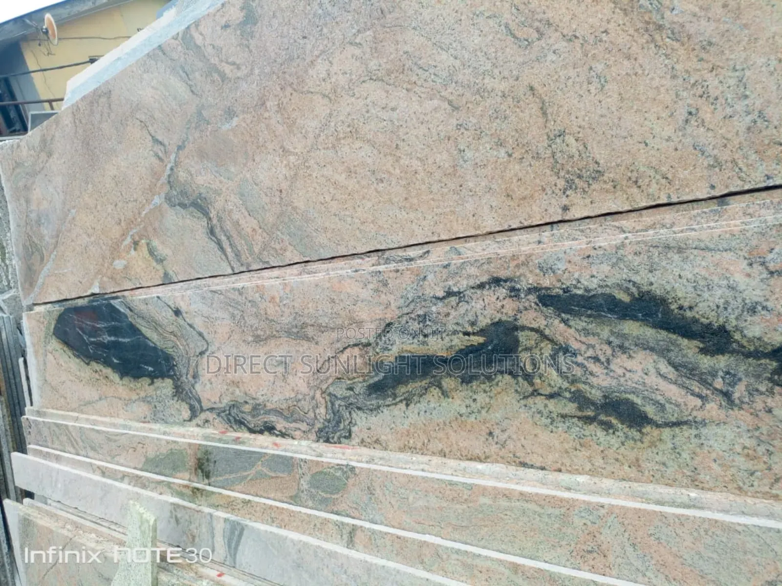 Marble Kitchen Top Cabinet Quality Glossy