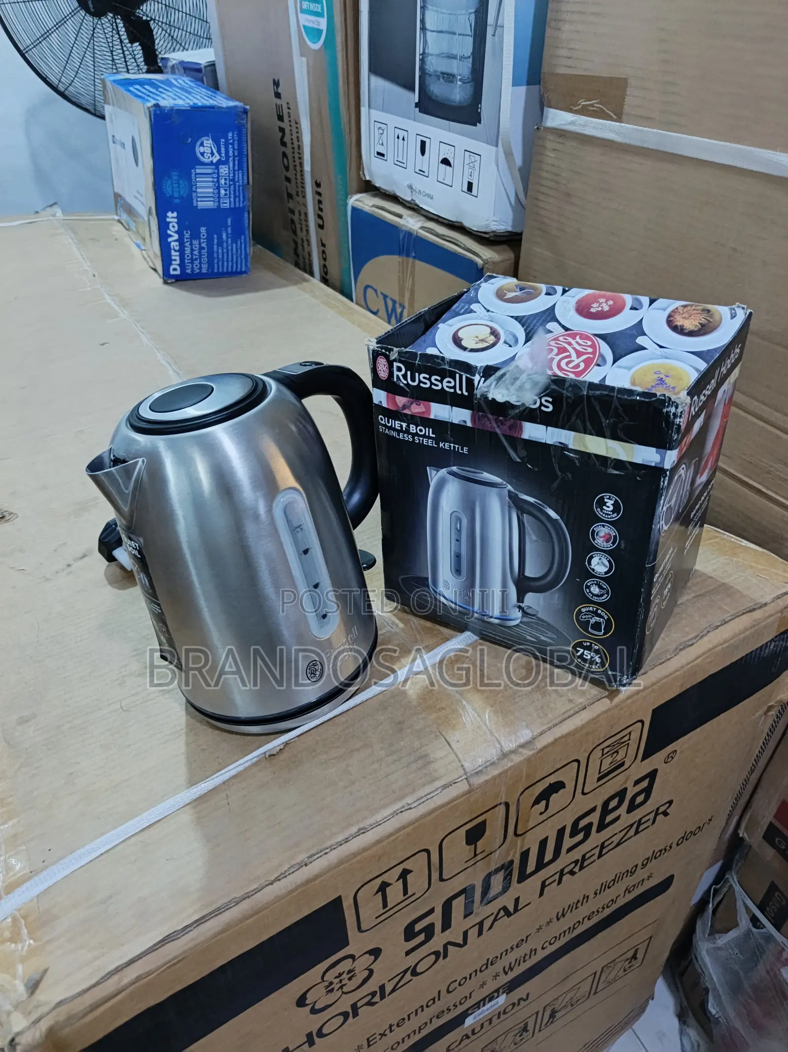 Russell Hobbs Stainless Steel Kettle – Efficient Water Boiler