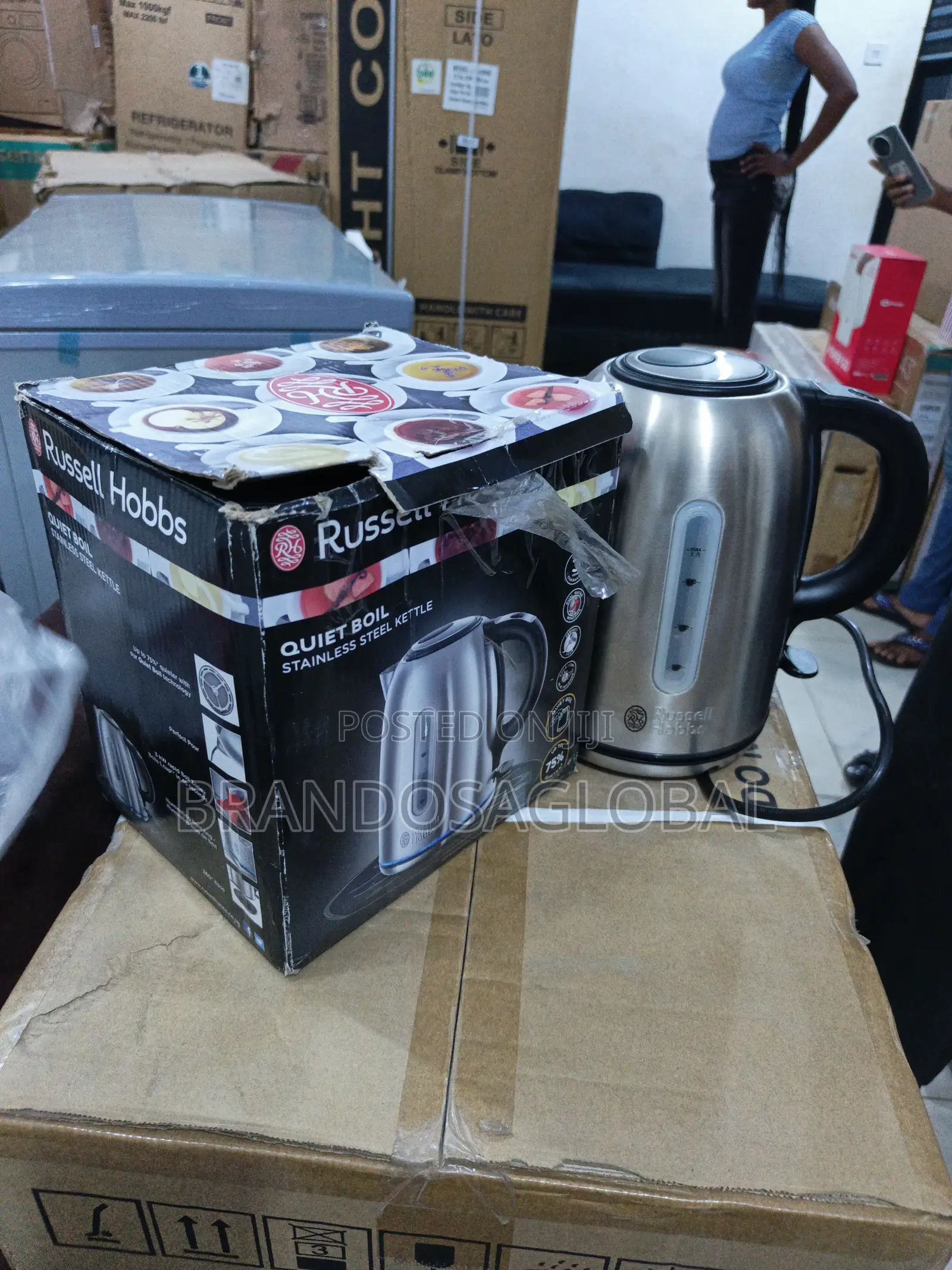 Russell Hobbs Stainless Steel Kettle – Fast Heating Home Kettle