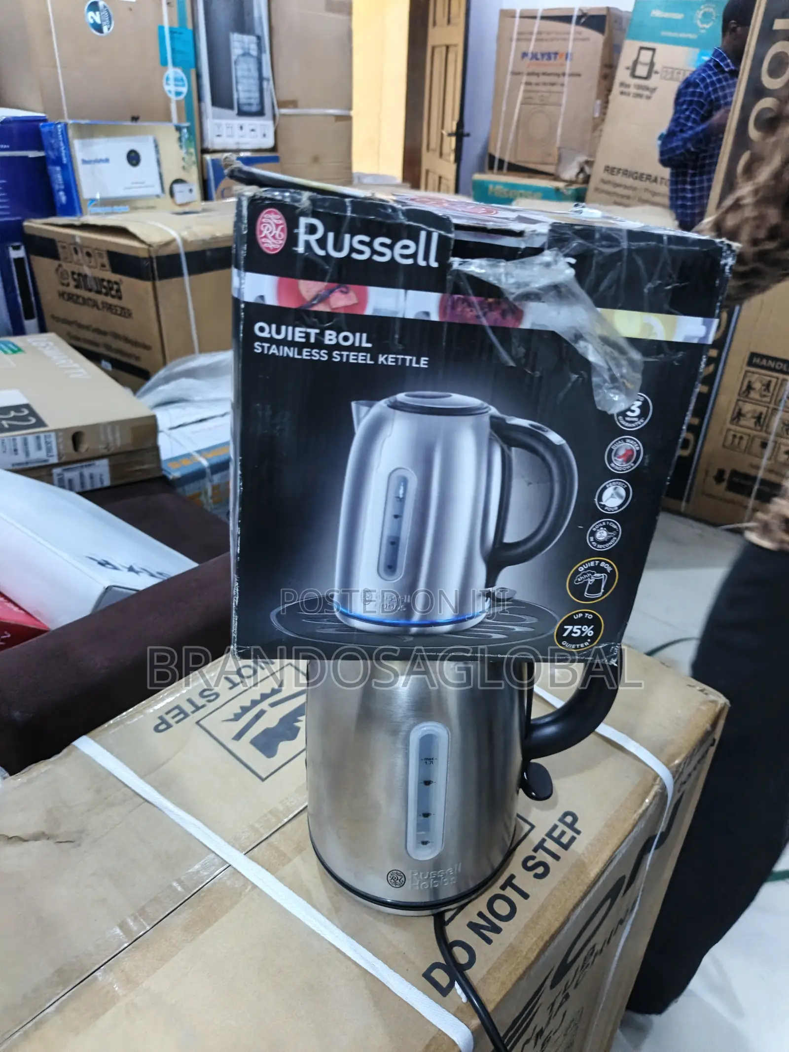 Russell Hobbs Stainless Steel Kettle – Modern Kitchen Kettle