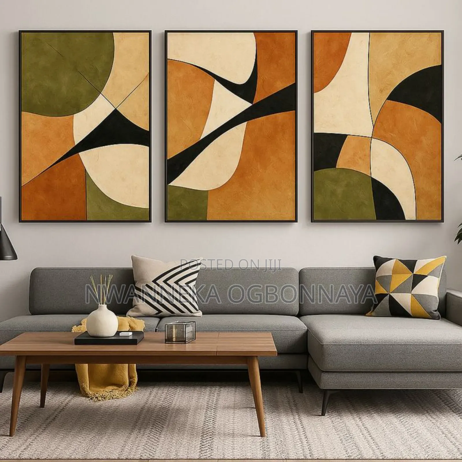 Acrylic Abstract Canvas Printing Artwork