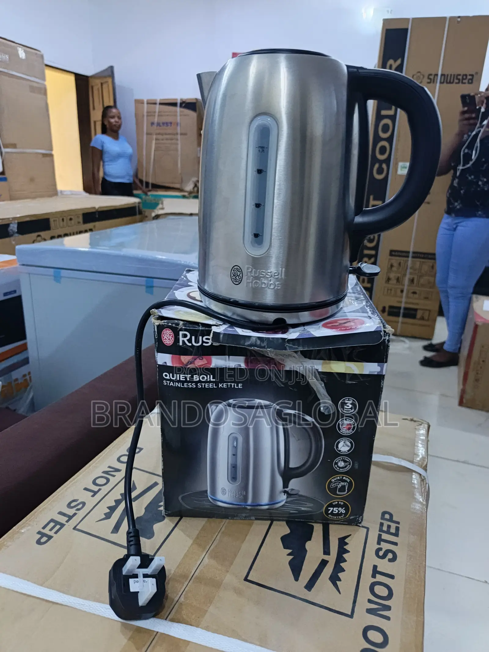 Russell Hobbs Stainless Steel Kettle – Fast Boil Kitchen Kettle