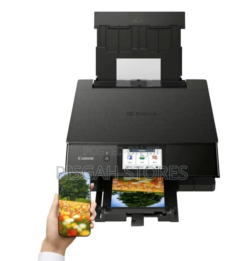 Canon Pixma Ts8750 Photo/ Cd / A4 Paper Wireless Colour Inkjet Printer