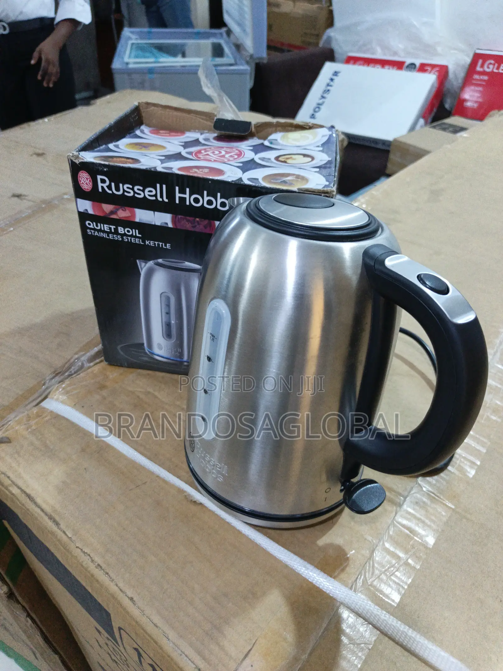 Russell Hobbs Stainless Steel Kettle – Strong Electric Water Heater