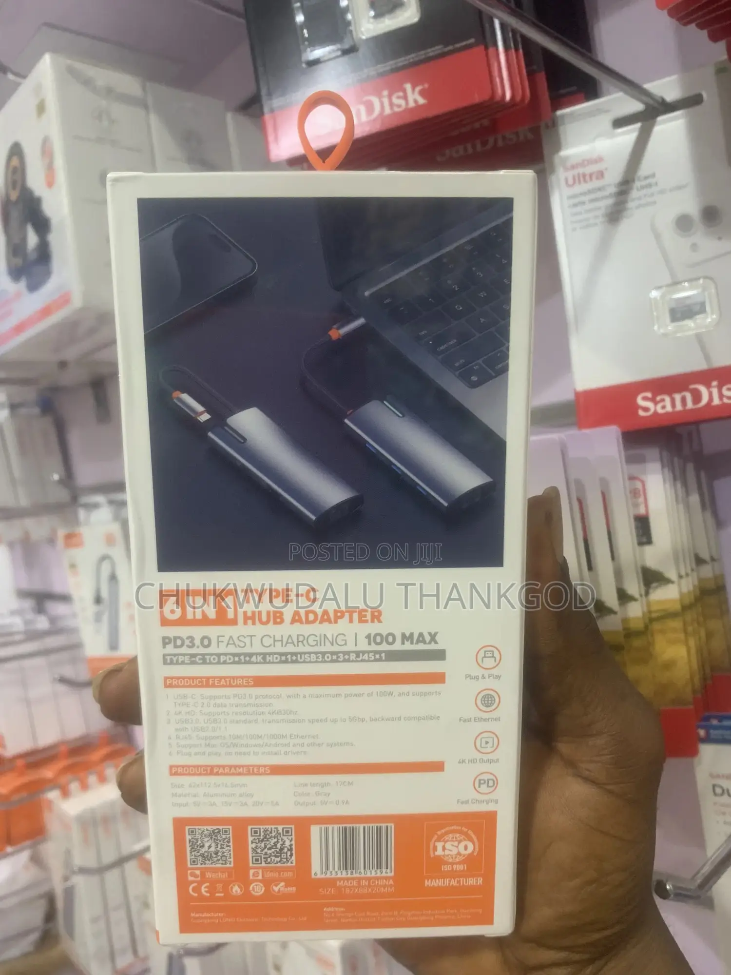 6 in 1 Usb C Dock Station Ds-16h