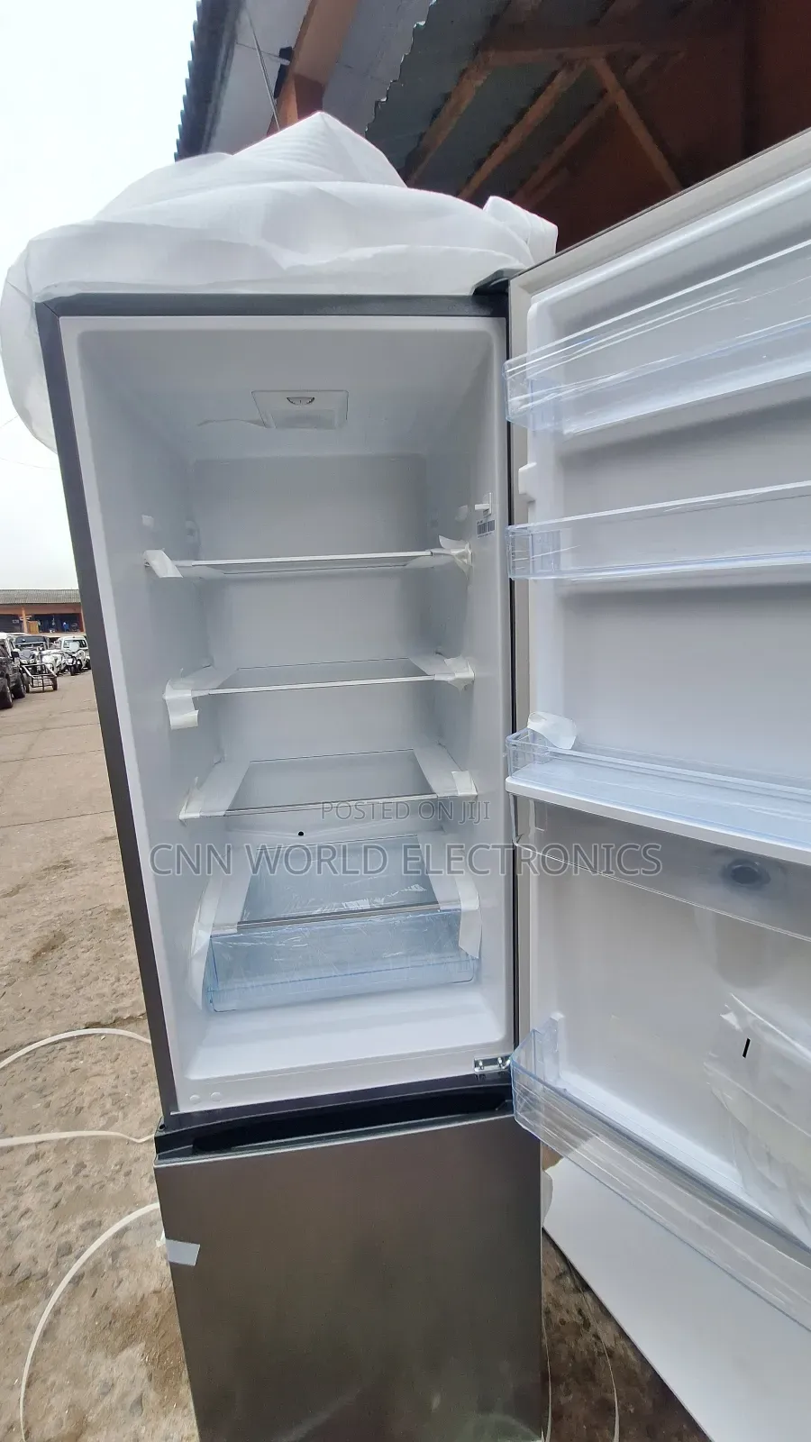New Hisense 268l Bottom Freezer With Dispenser Double Door Fridge