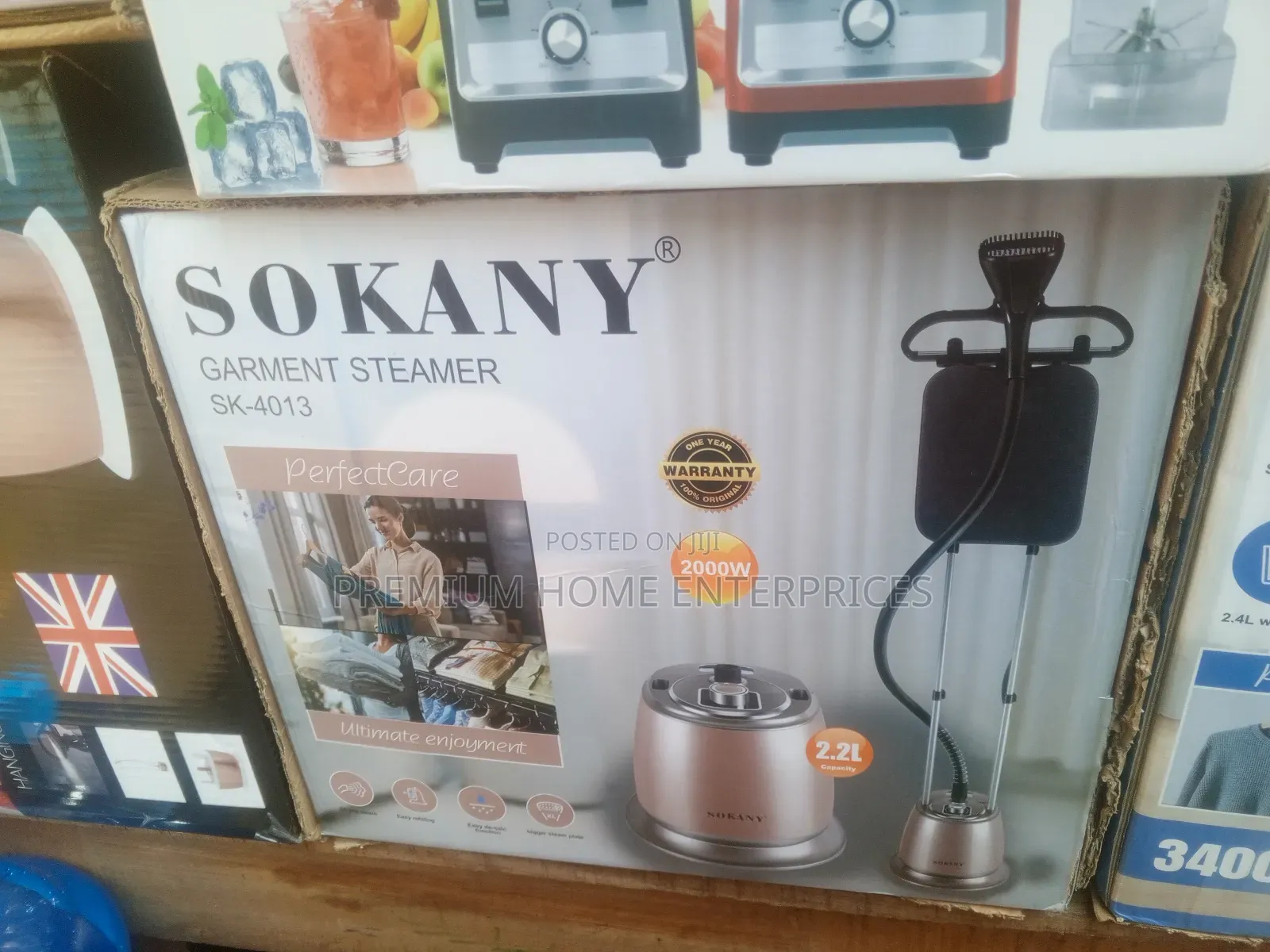 Sokany Sk-4013 Professional Garment Steamer With 2.2l Tank