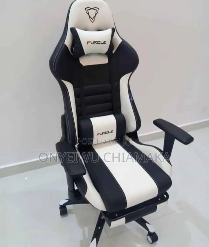 Luxury Ergonomic Gaming Chair With Headrest Footrest