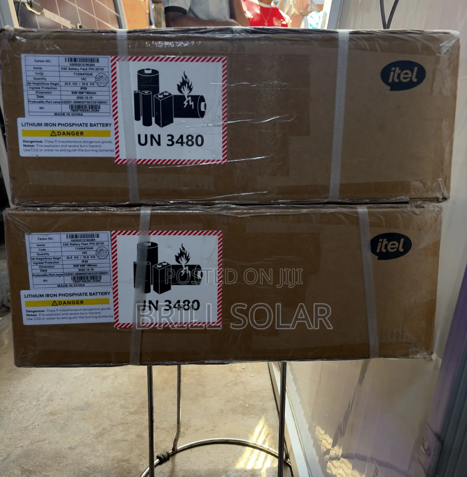 2.5kwh-25.6v Itel Solar Lithium Battery