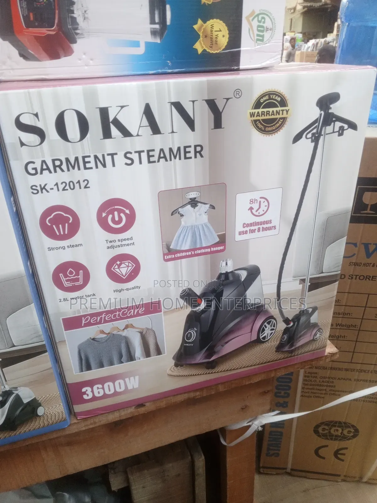 Sokany Sk-12012 2.8l 3600w Garment Steamer