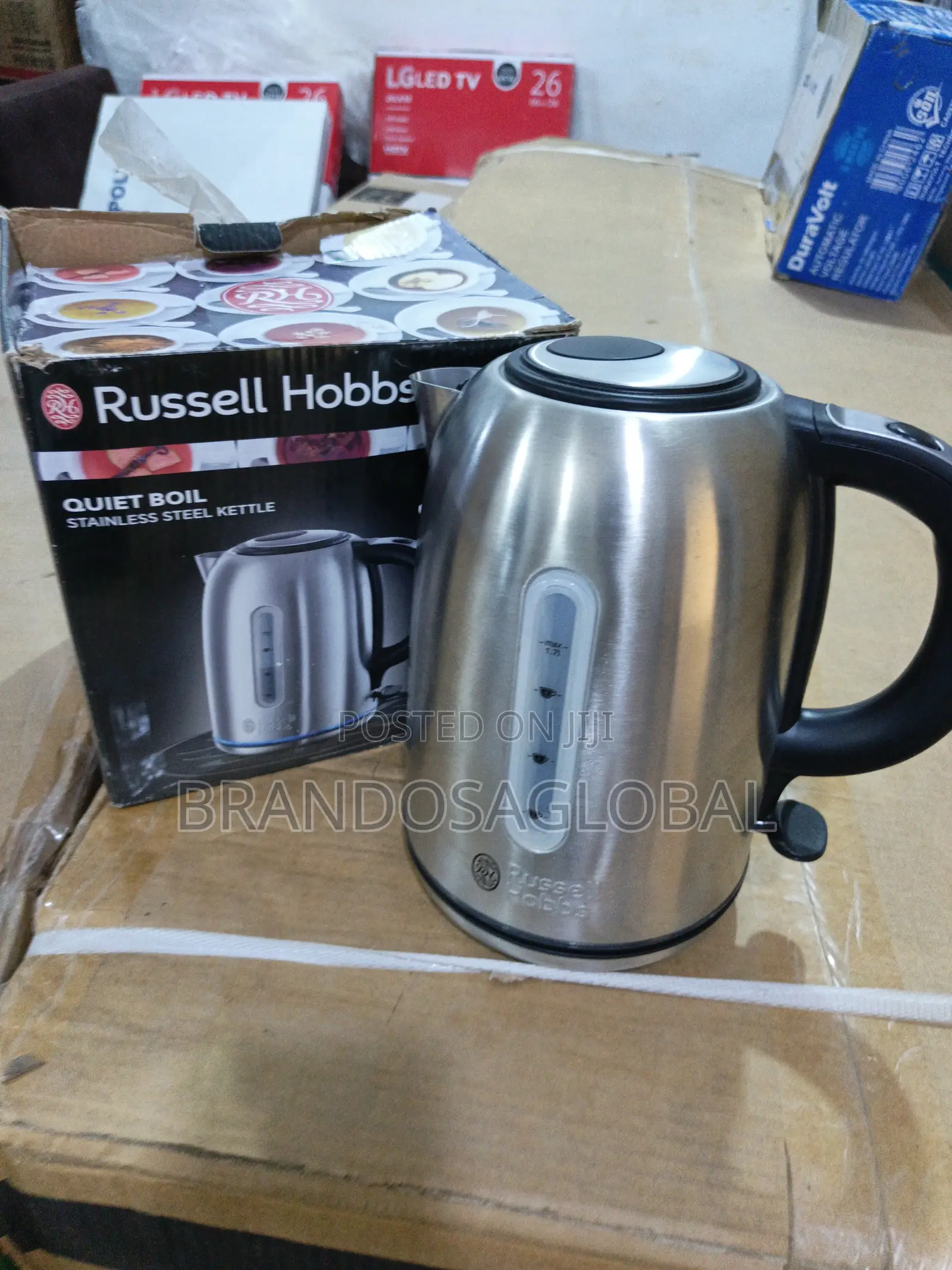 Russell Hobbs Stainless Steel Kettle – Fast Heating Appliance