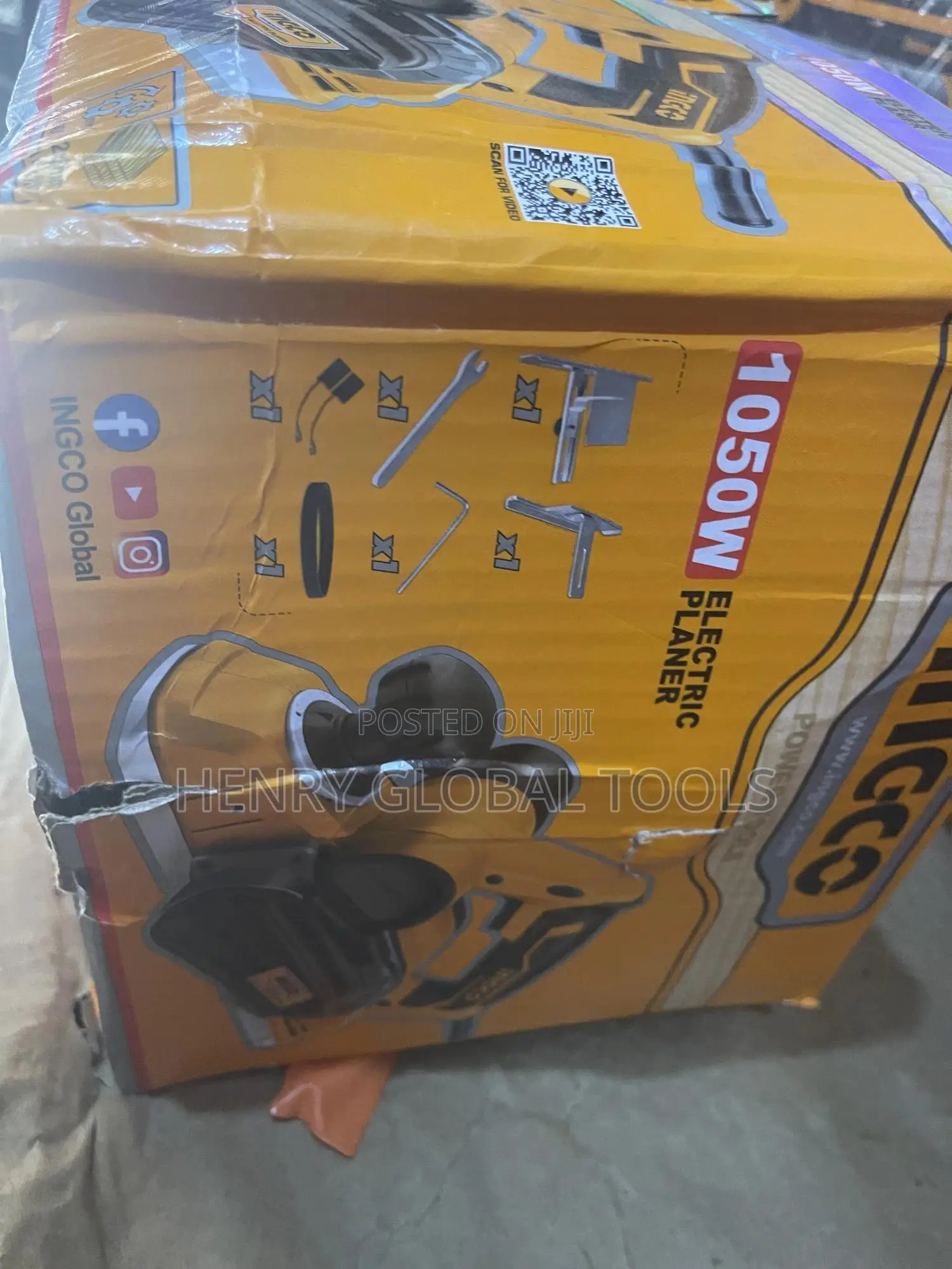 1050w Ingco Electric Planner Machine