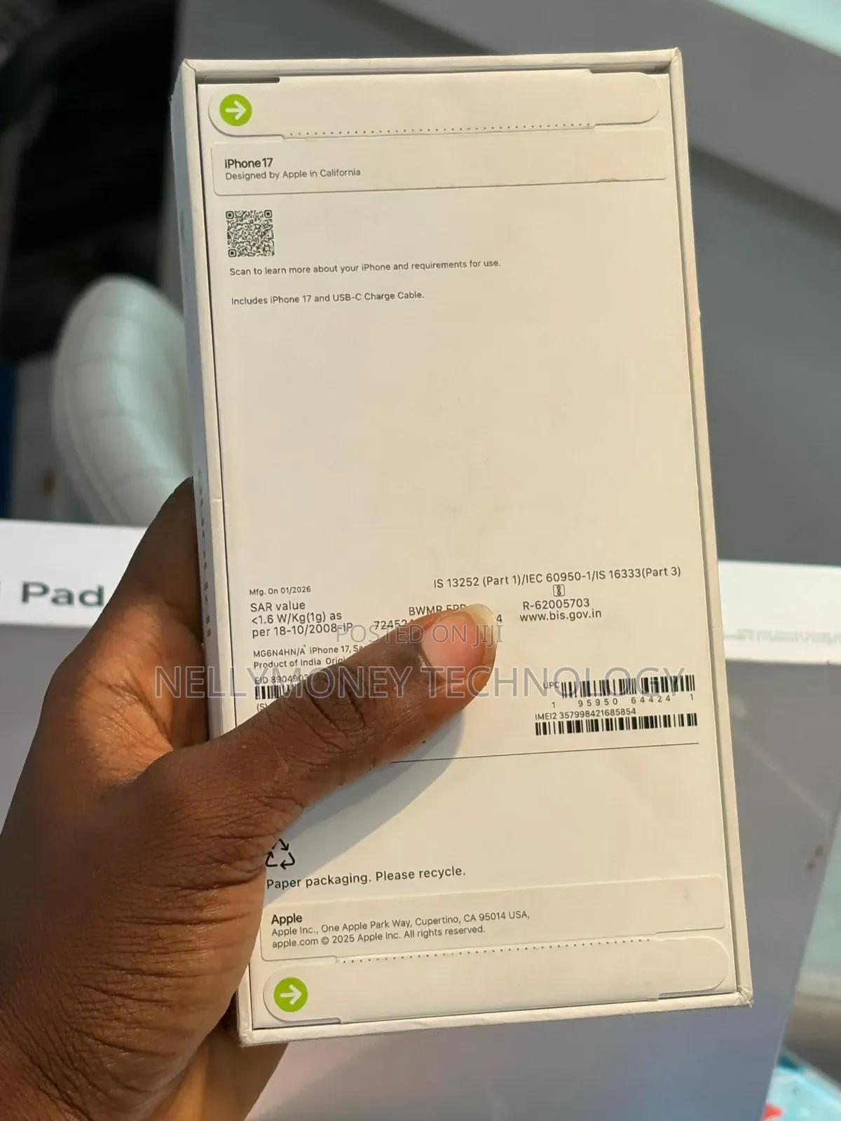 New Apple iPhone 17 256 GB Green