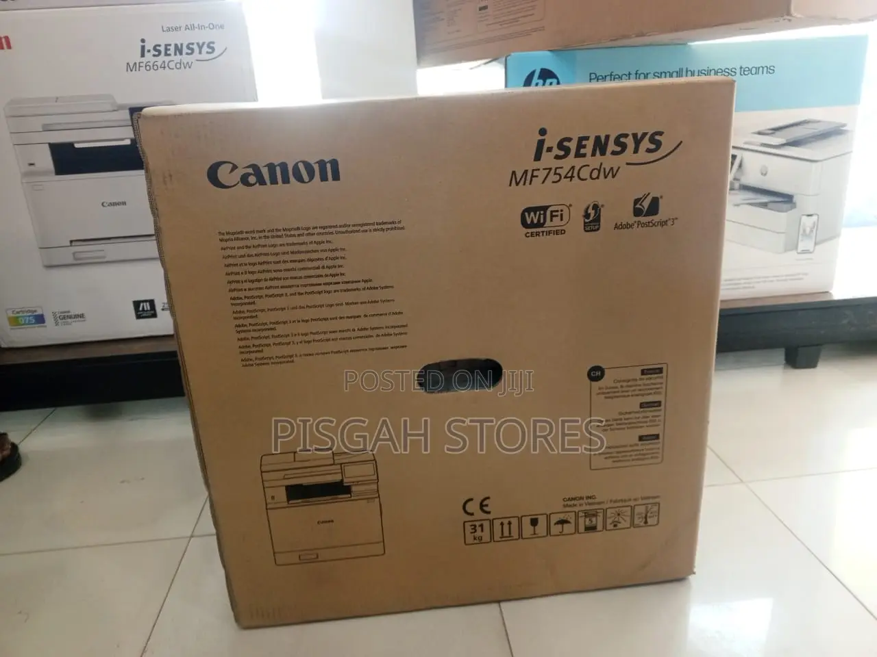 Canon I-Sensys Mf754cdw All-in-One Laserjet Printer